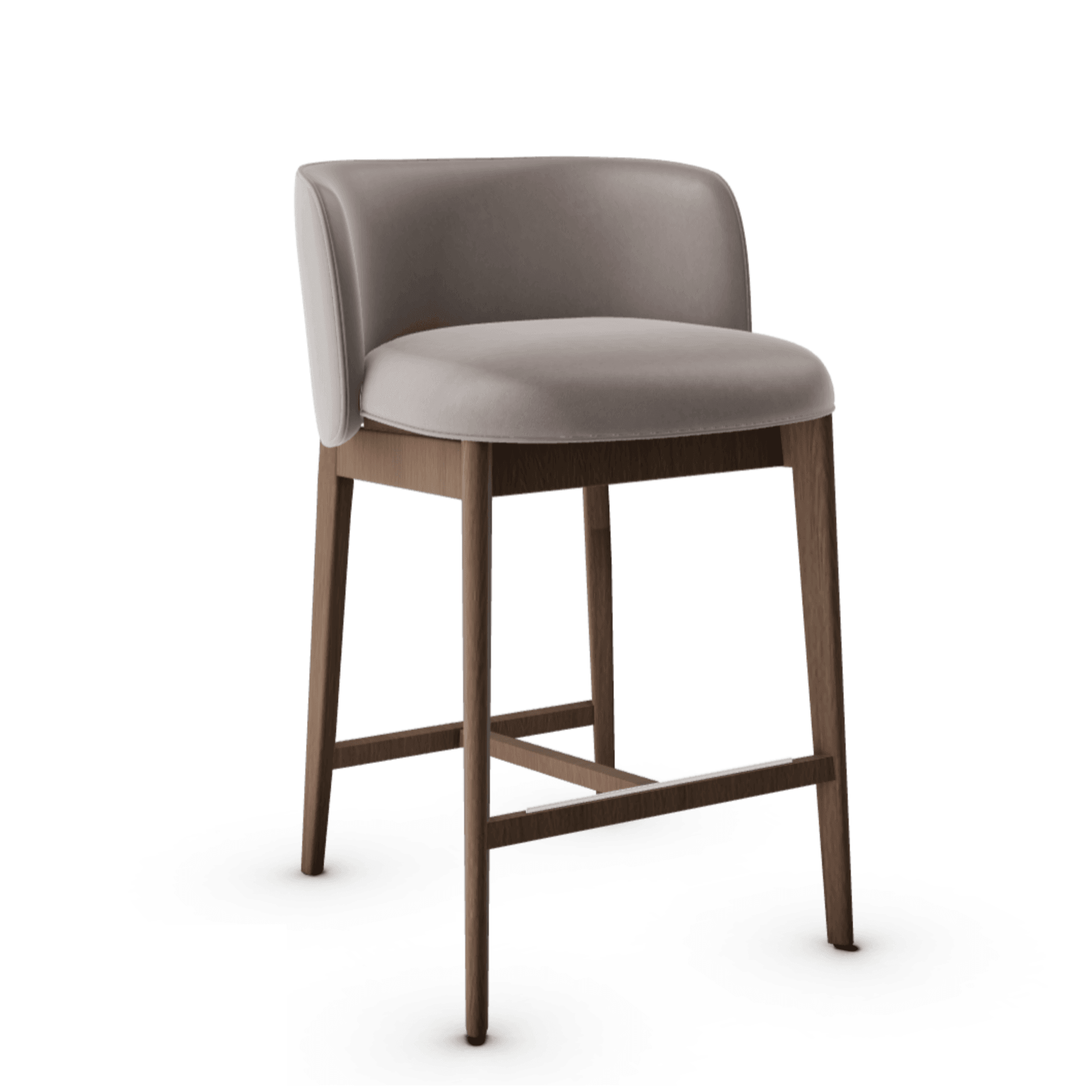 Hoker ABREY ekoskóra ciemnobeżowy Calligaris ciemnobrązowa Eye on Design