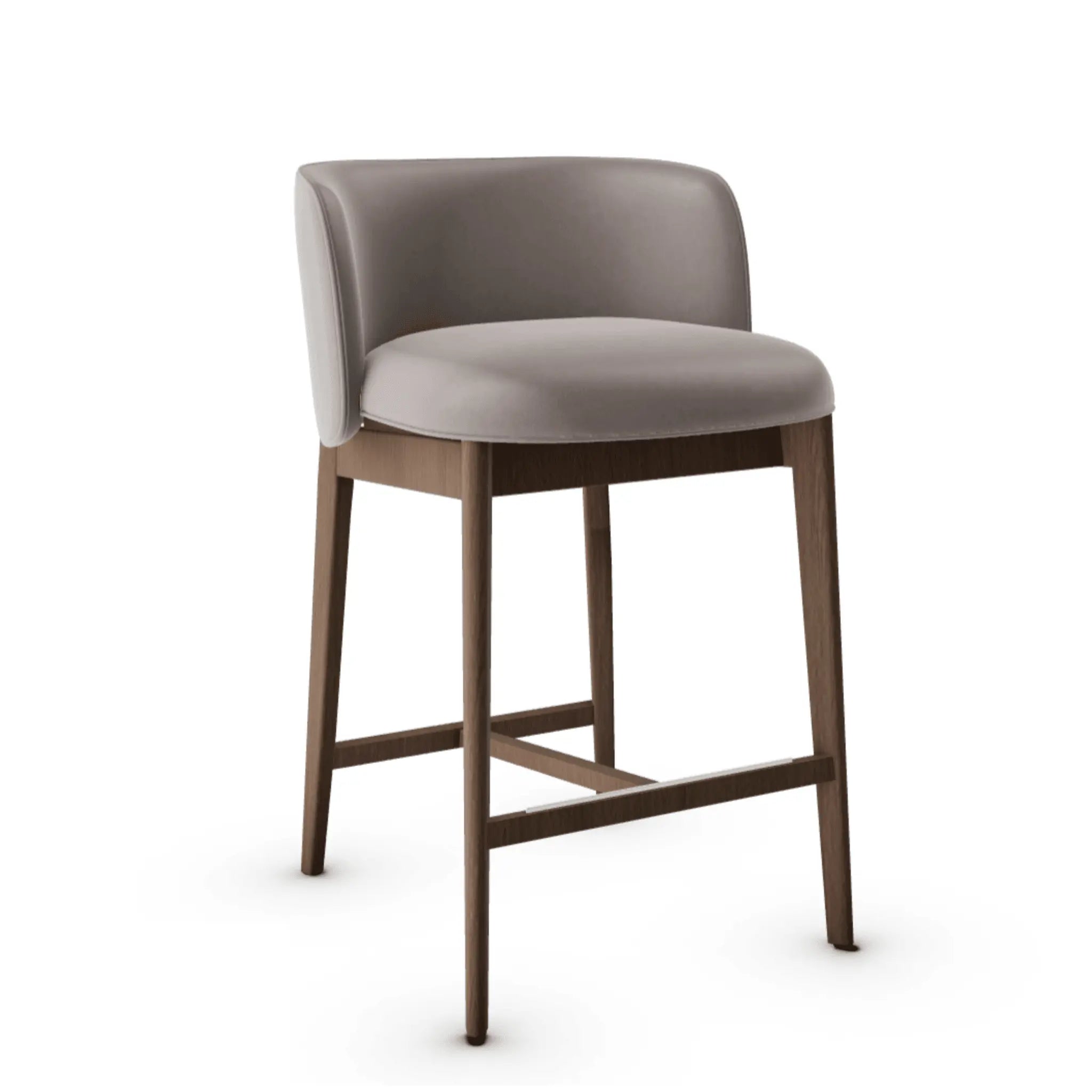 Hoker ABREY ekoskóra ciemnobeżowy Calligaris ciemnobrązowa Eye on Design