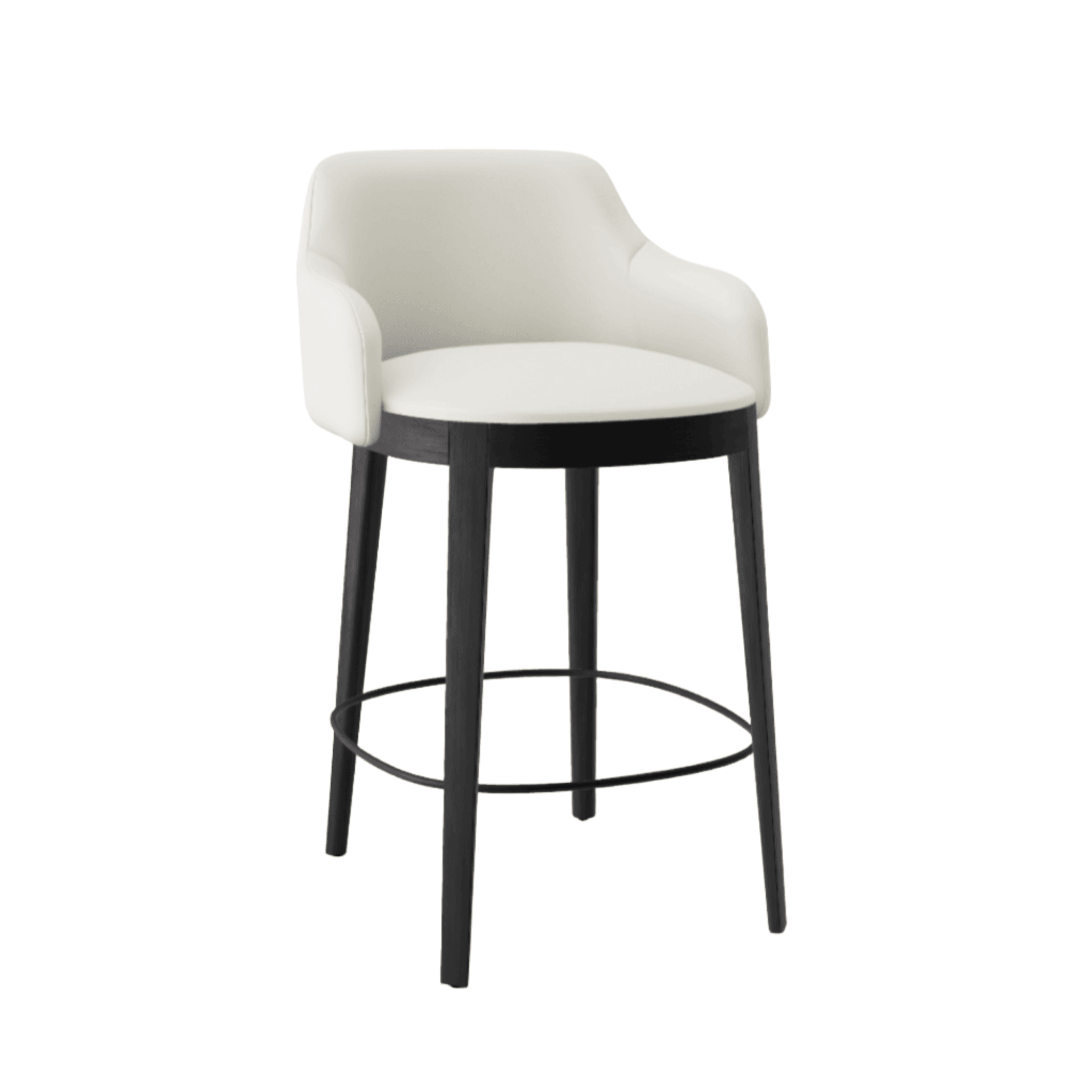 Hoker ADÈL boucle kremowy Calligaris matowa czerń Eye on Design