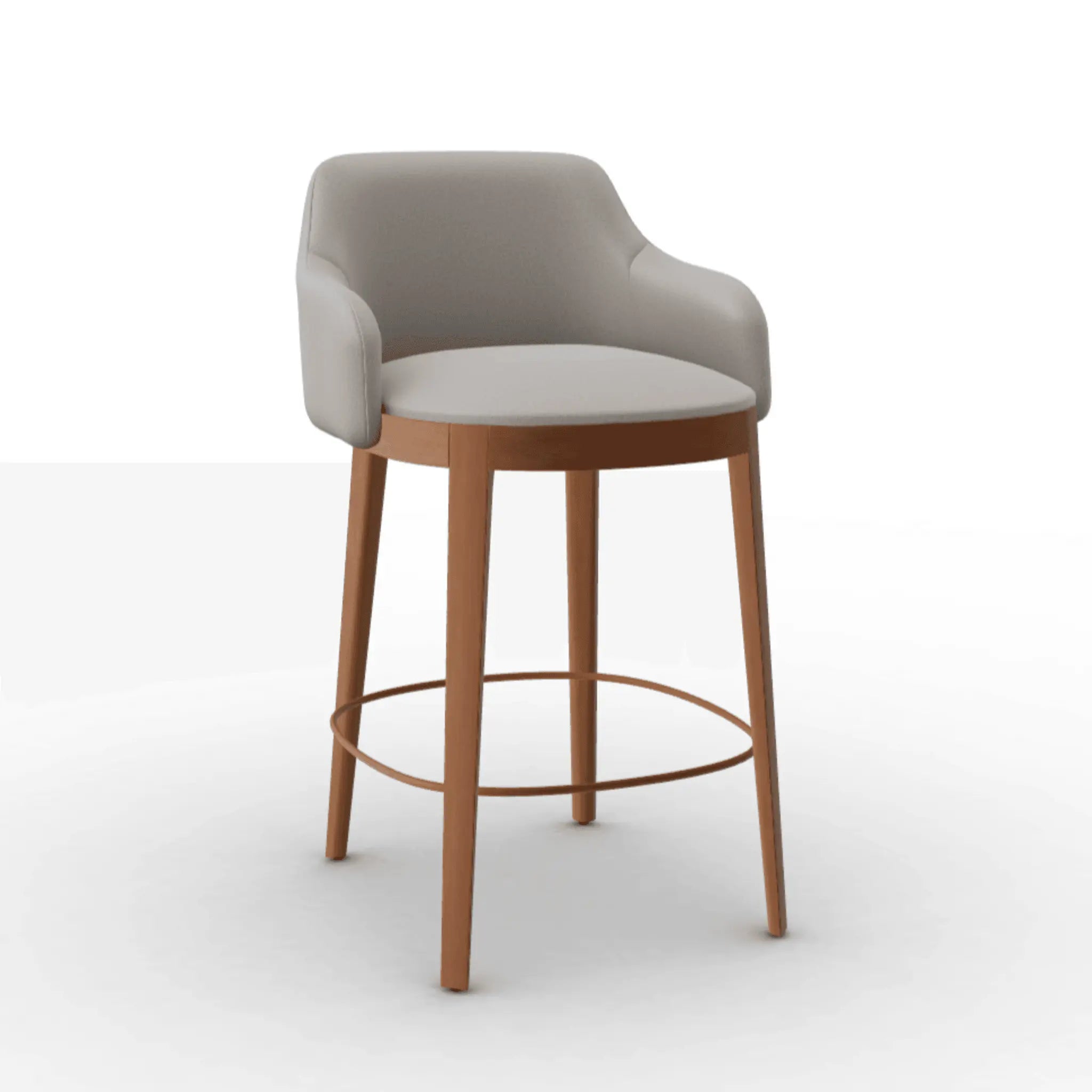 Hoker ADÈL boucle taupe Calligaris orzech włoski Eye on Design