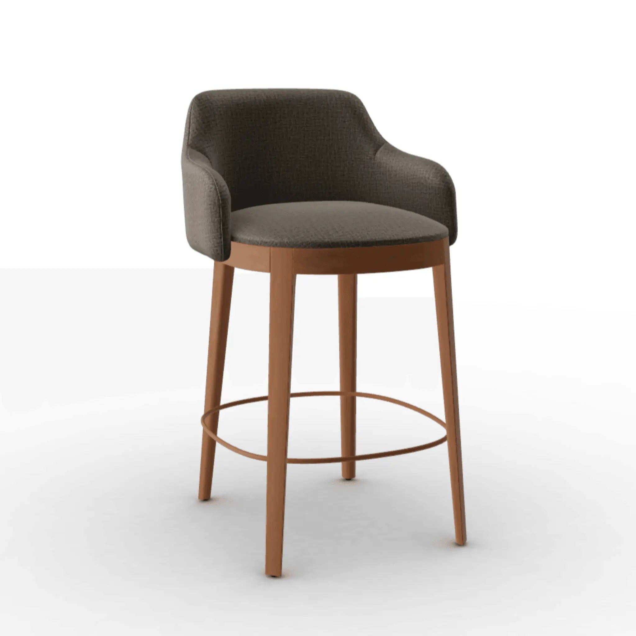 Hoker ADÈL melanż szary Calligaris orzech włoski Eye on Design