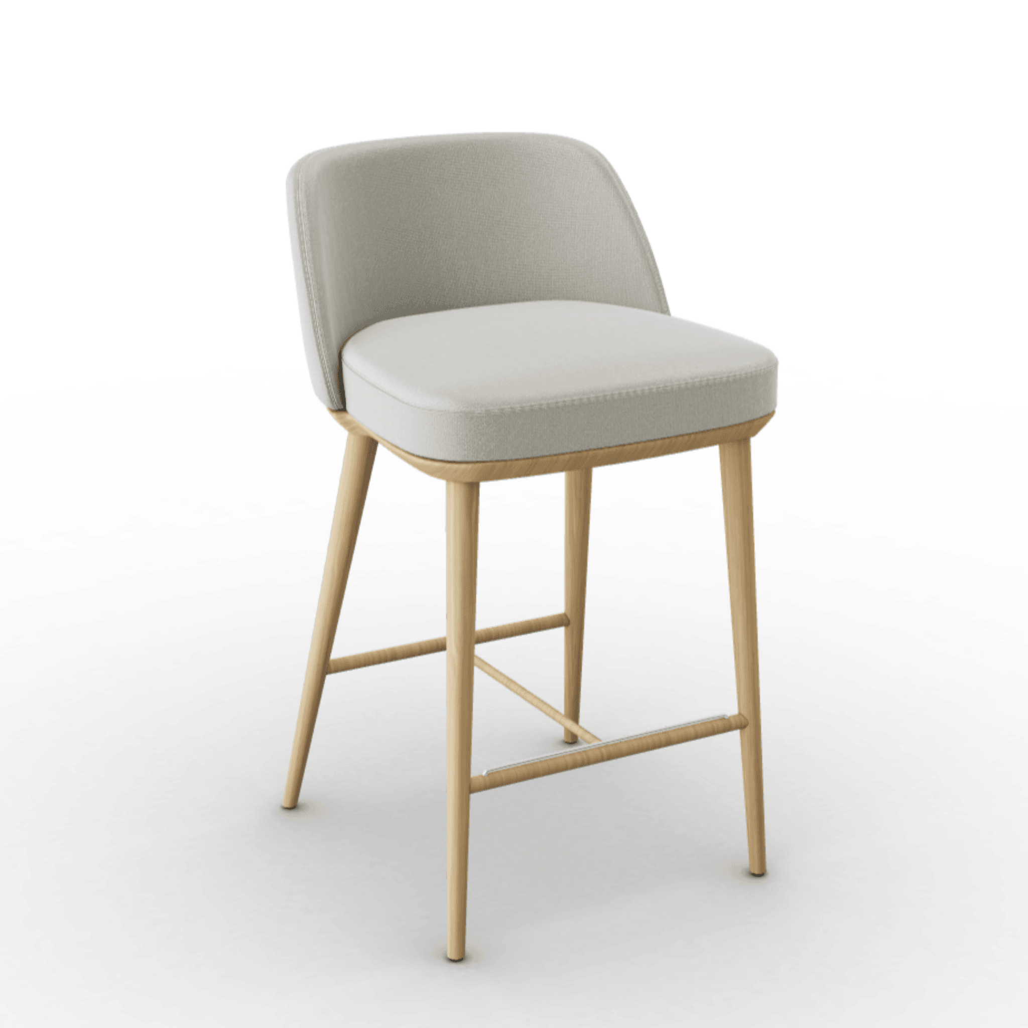 Hoker FOYER piaskowy Calligaris drewniana naturalny dąb Eye on Design