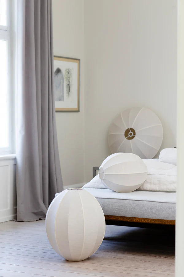 Sandfarbener OVAL-Schirm