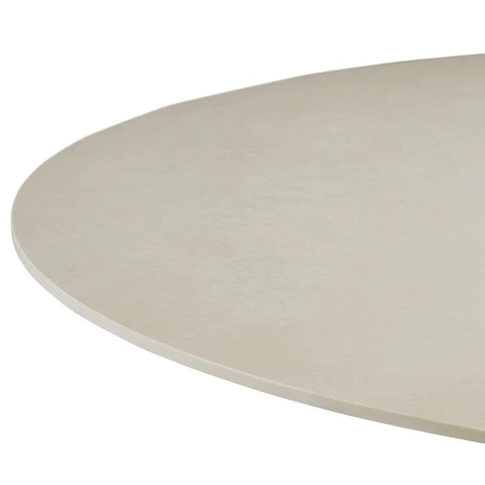 VOLTERRA Cream Ceramic Outdoor Coffee Table