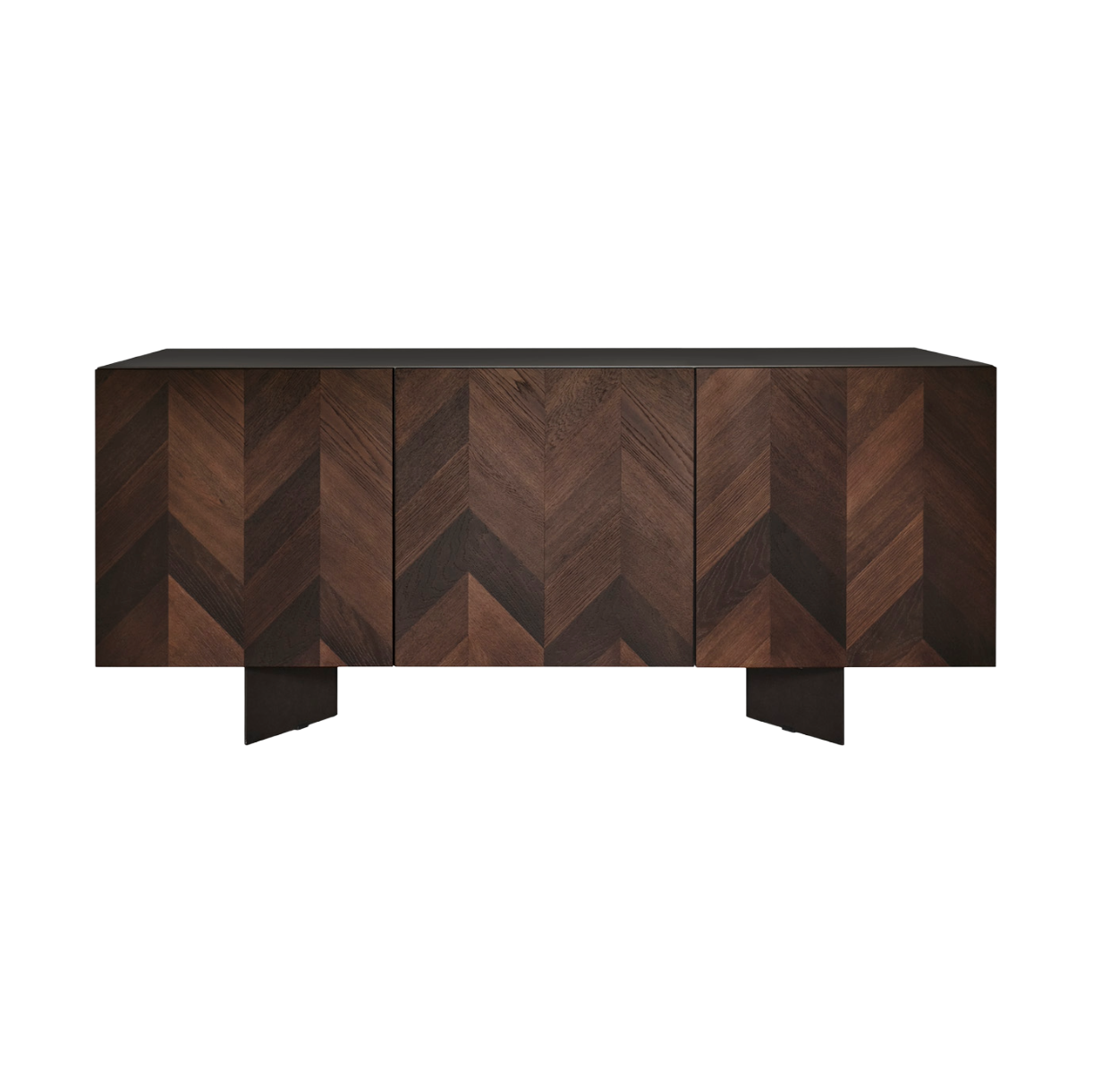 Kommode INTARSI dunkelbraunes Holz