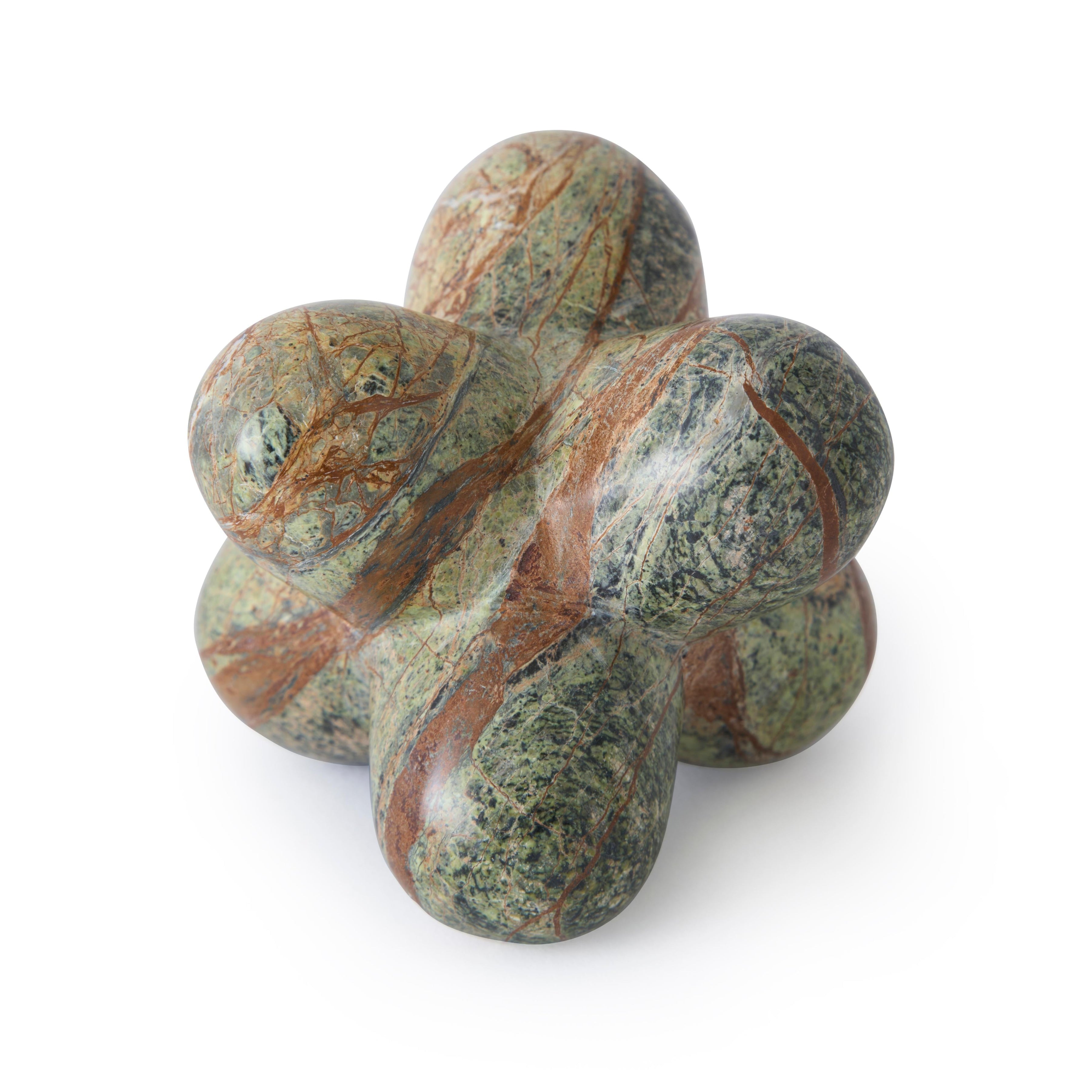 JACK Decoration in Forest Green Marble