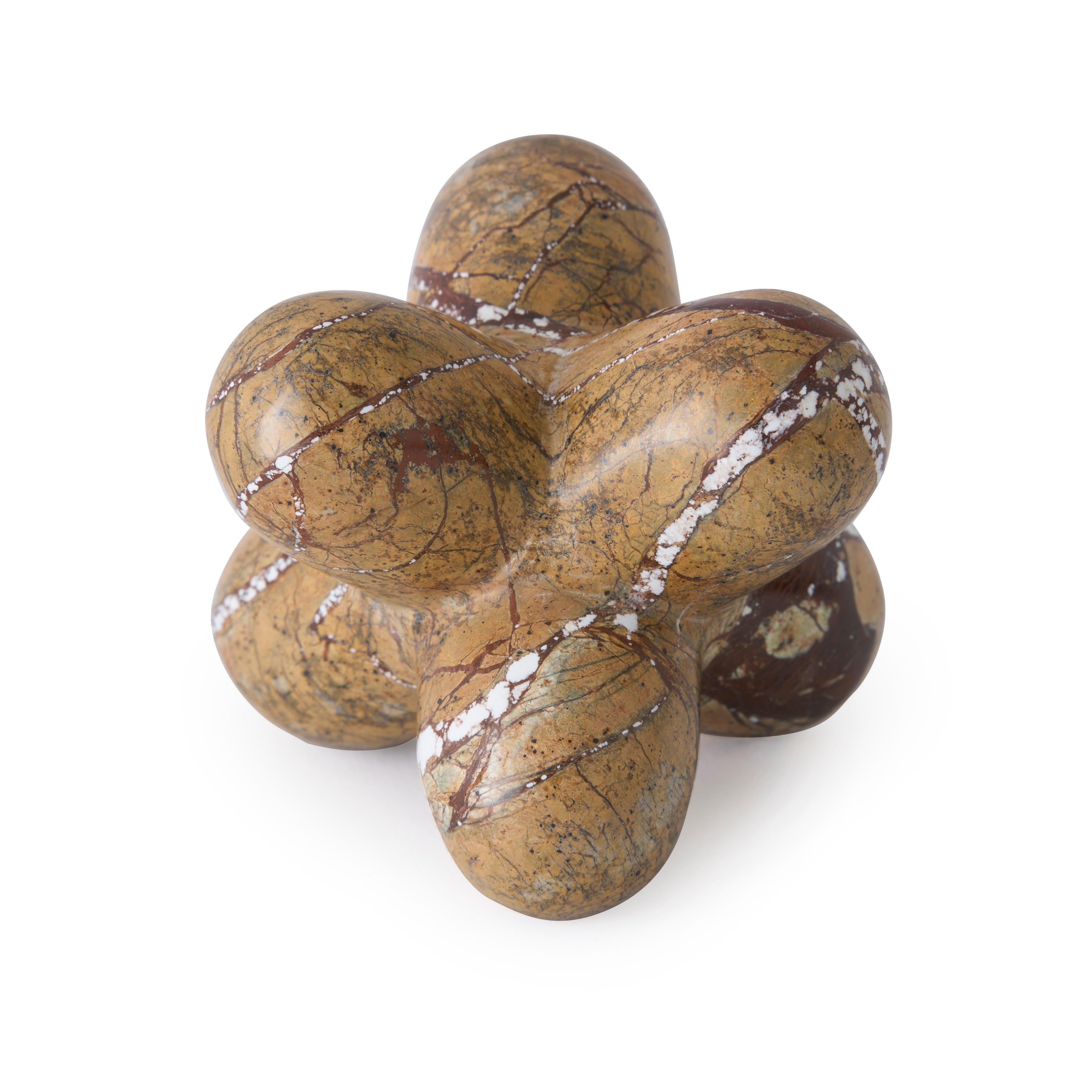 JACK Decoration in Forest Brown Marble