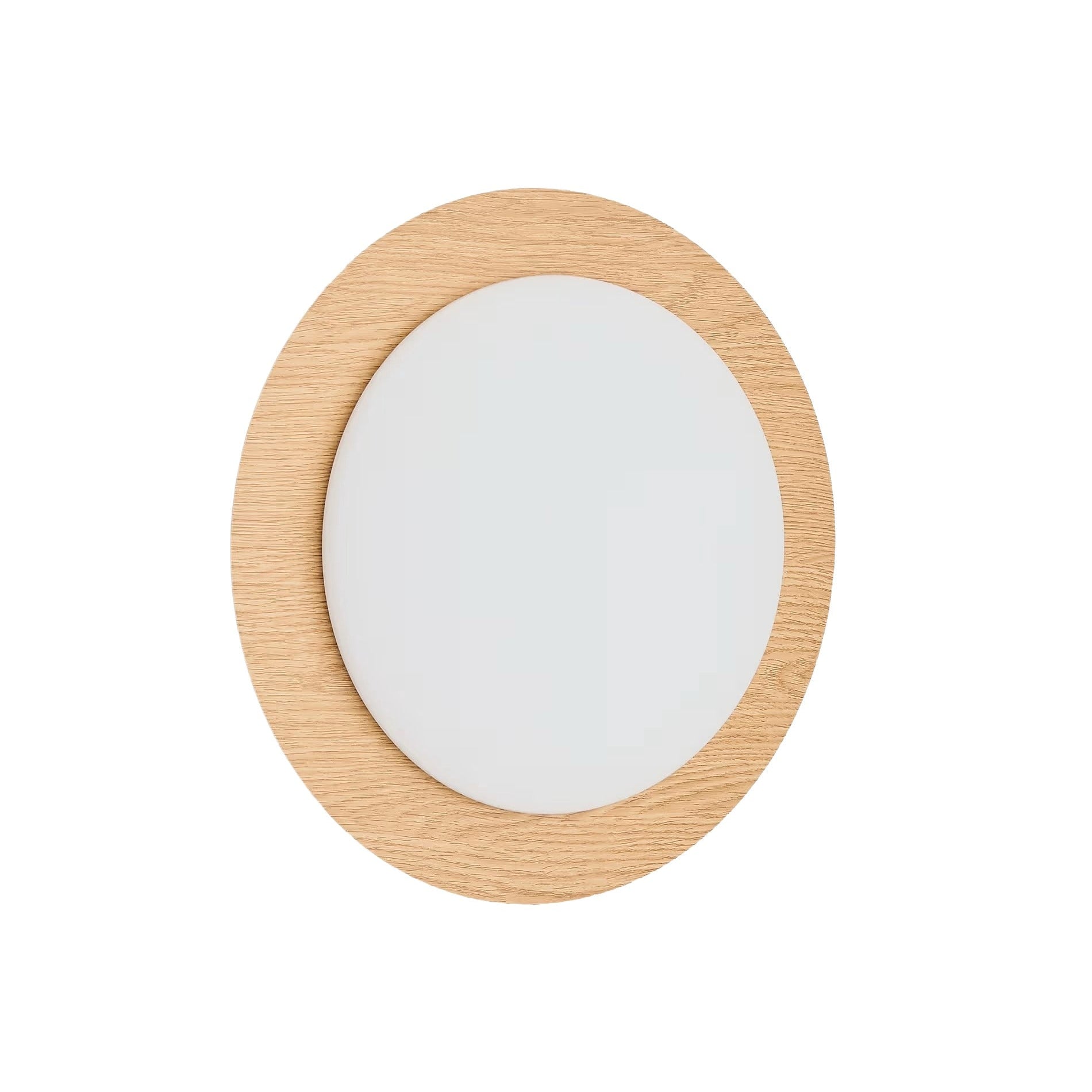 Plafon NOVAE hellbraun Stahl mit Holzoptik