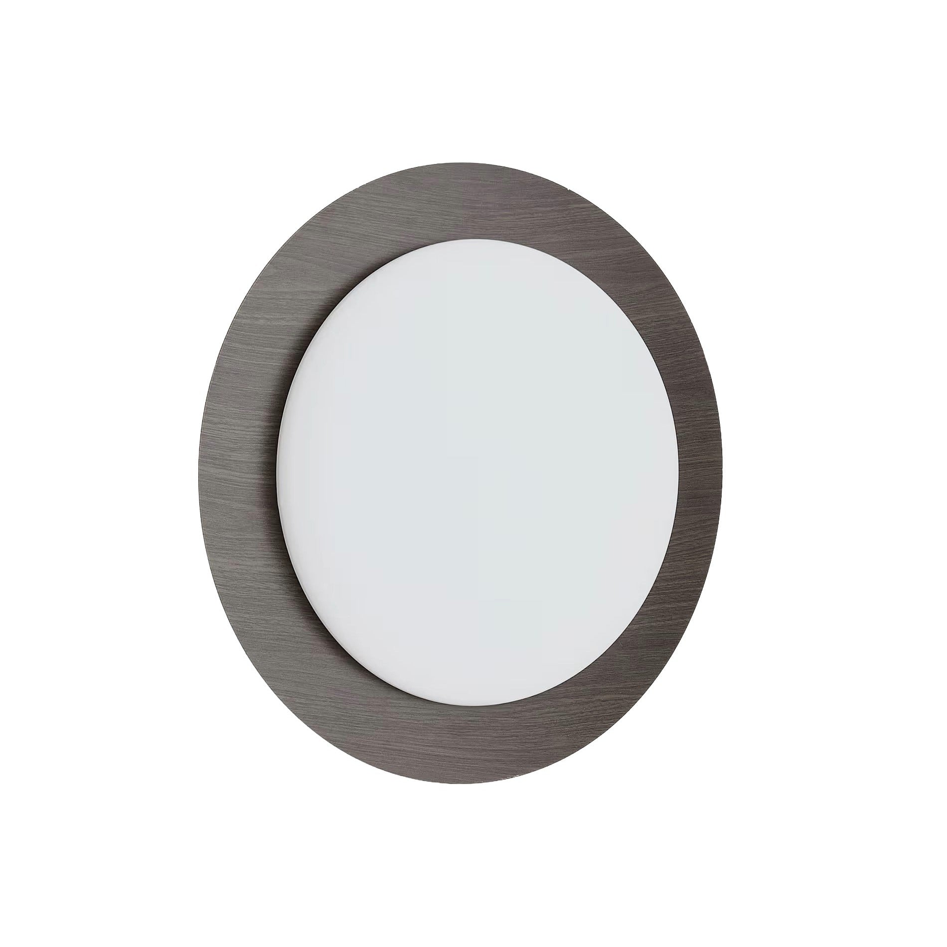 Plafon NOVAE dunkelbraunes Stahl mit Holzoptik