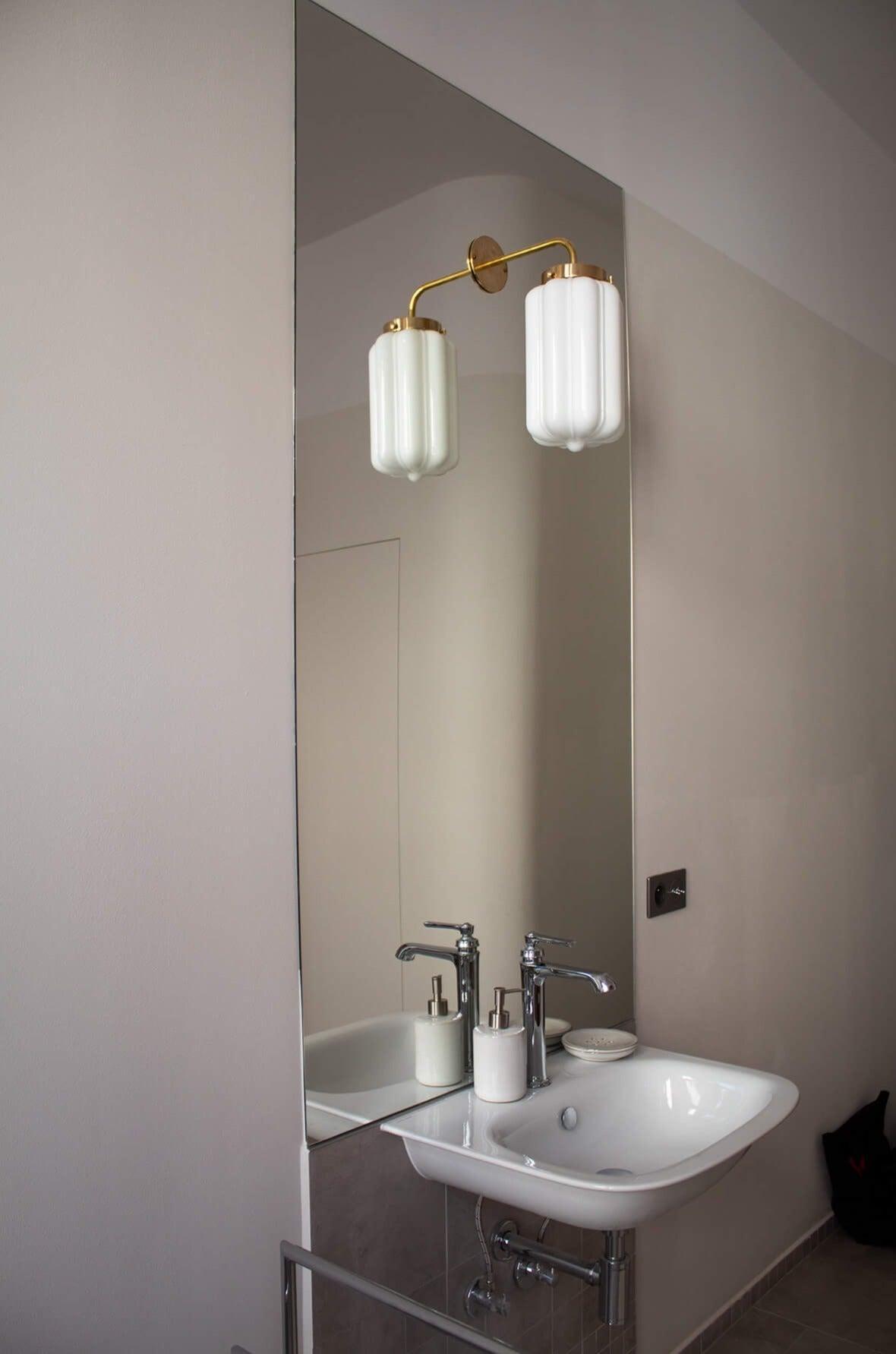 Kinkiet DECO nikiel Embassy Interiors Eye on Design
