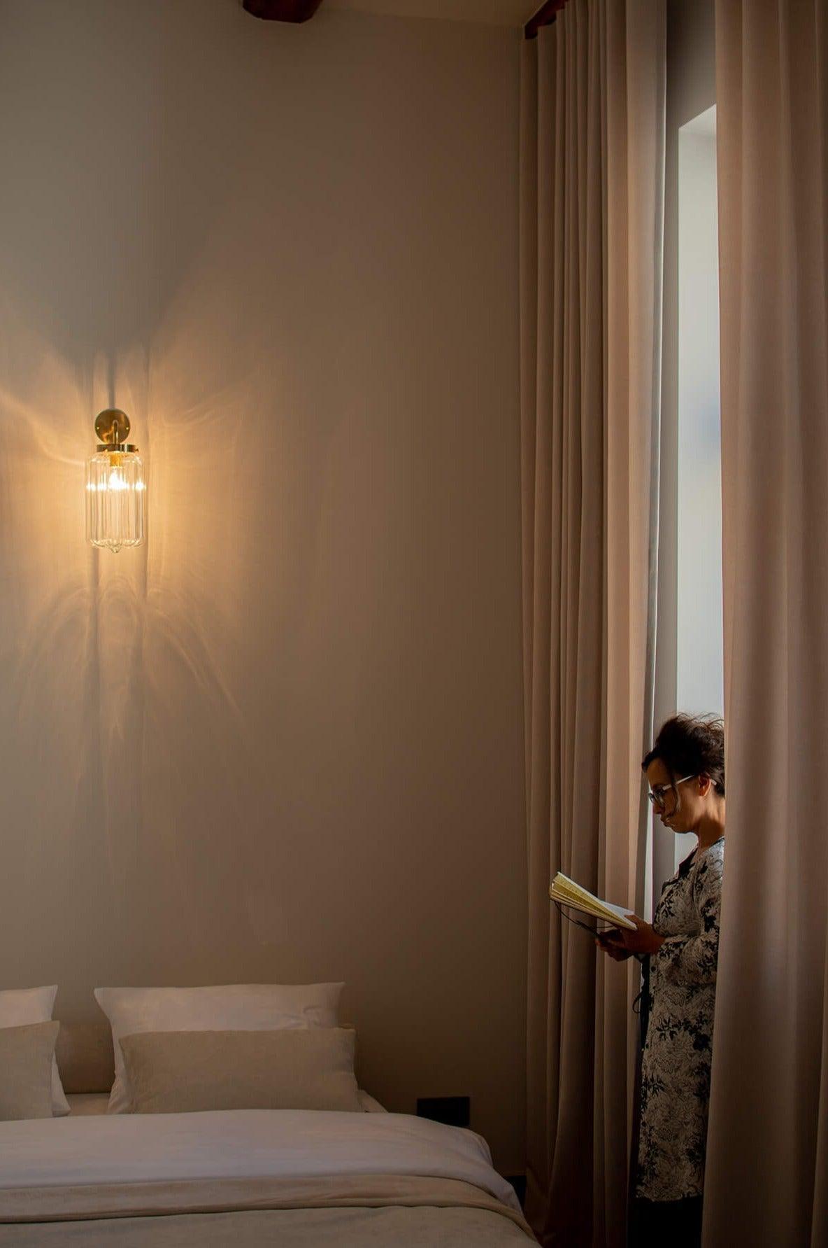 Kinkiet DECO nikiel Embassy Interiors Eye on Design