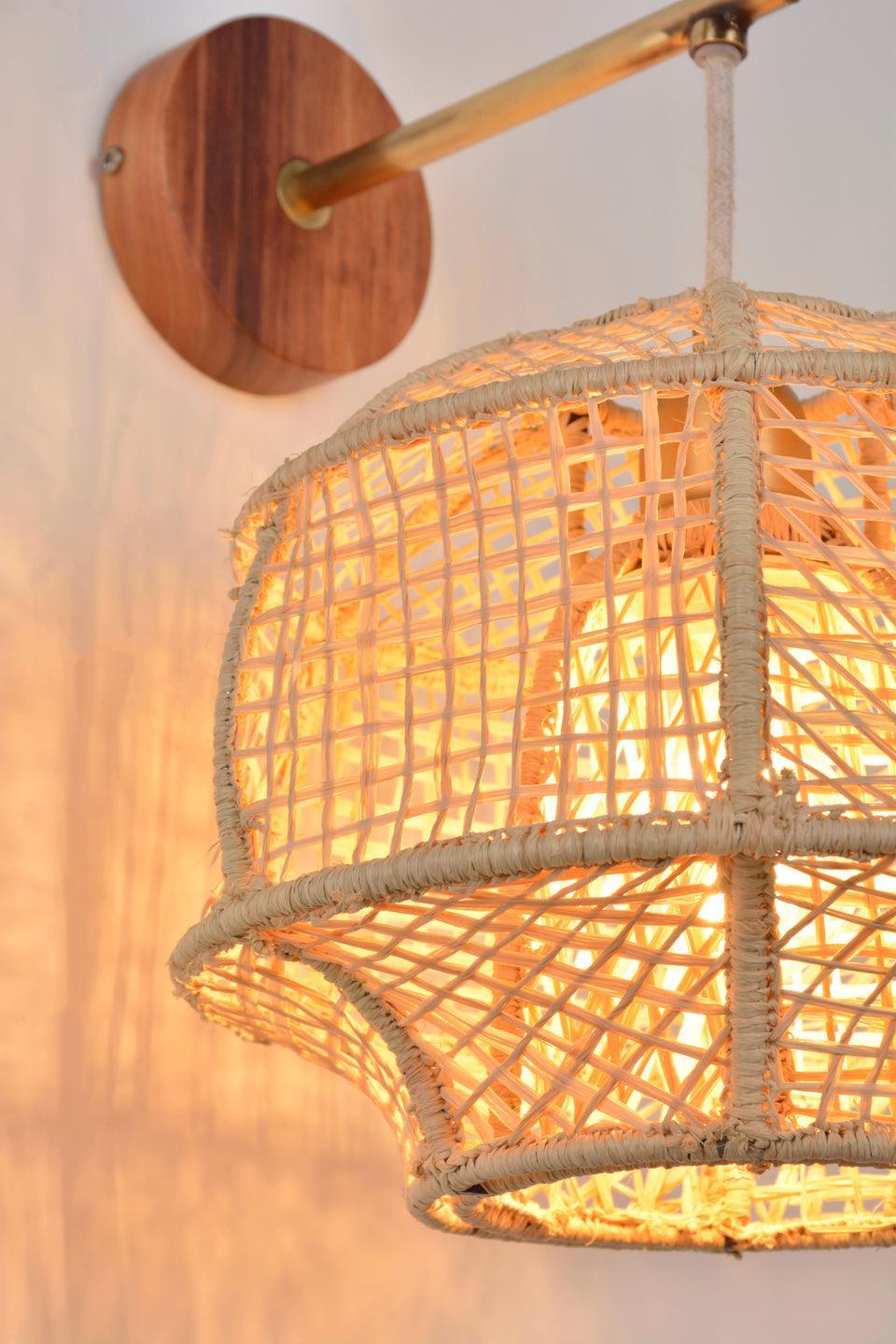 Kinkiet ODYSSEE rafia Market Set Eye on Design