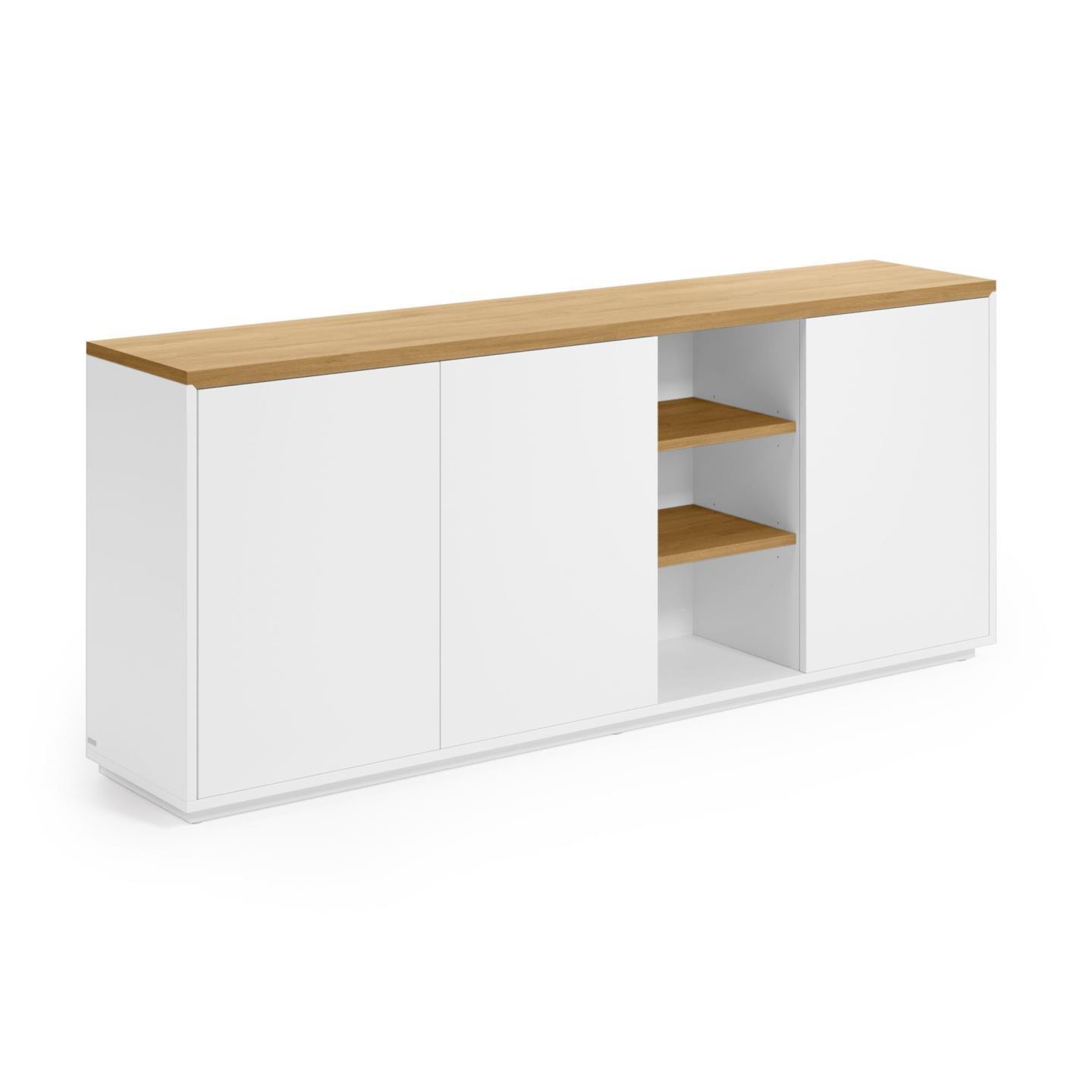 Komoda 3-drzwiowa ABILEN biały La Forma Eye on Design