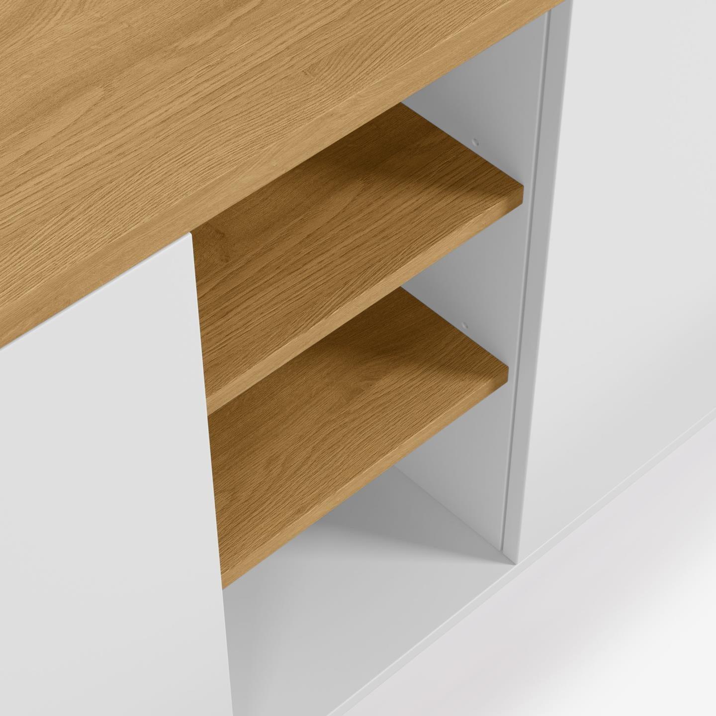 Komoda 3-drzwiowa ABILEN biały La Forma Eye on Design