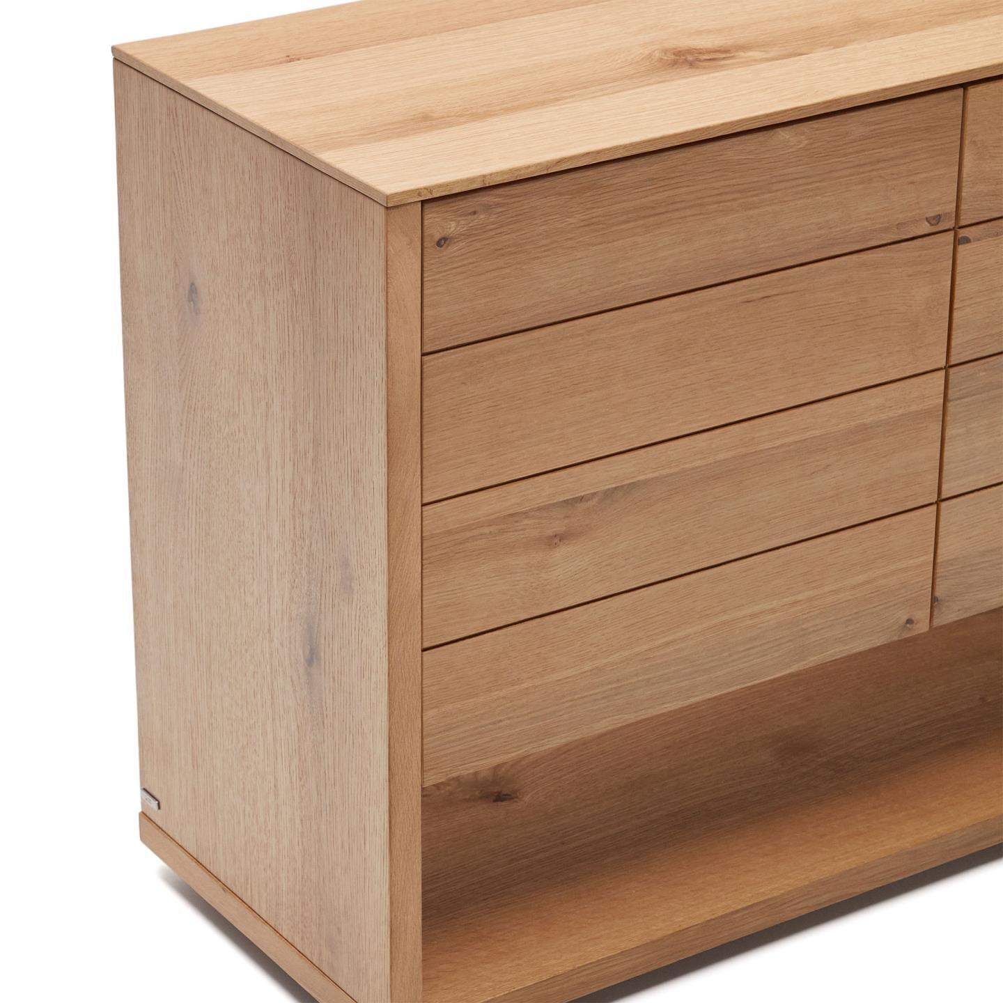 Komoda 4-drzwiowa ALGUEMA fornir dębowy La Forma Eye on Design
