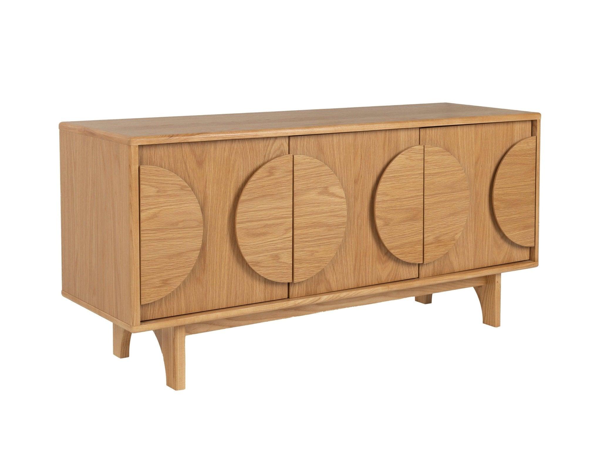 Komoda GROOVE drewno dębowe Zuiver Eye on Design
