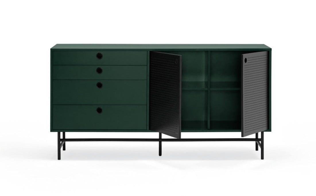 Komoda PUNTO ciemnozielony Teulat Eye on Design