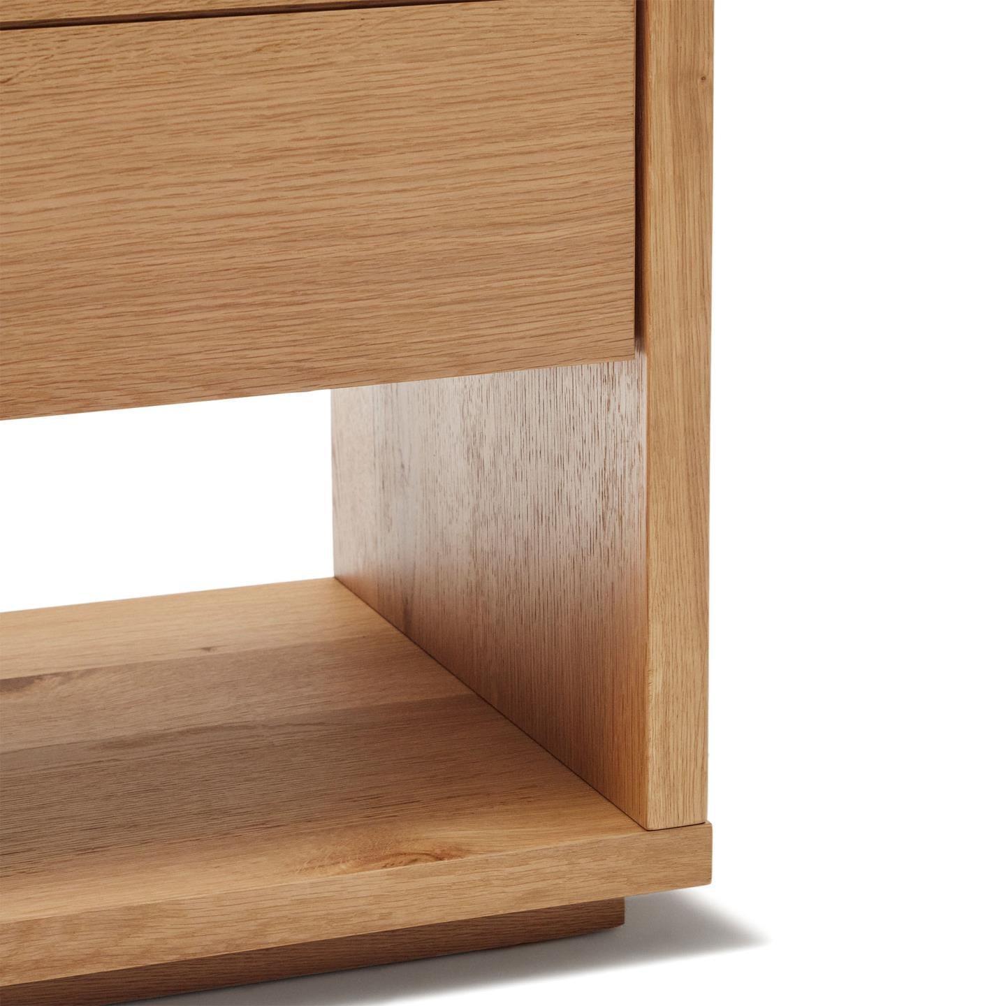 Komoda wysoka 2-drzwiowa ALGUEMA fornir dębowy La Forma Eye on Design