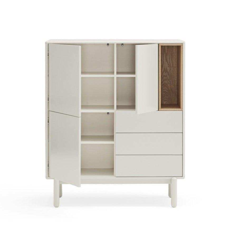 Komoda wysoka CORVO kremowy Teulat Eye on Design