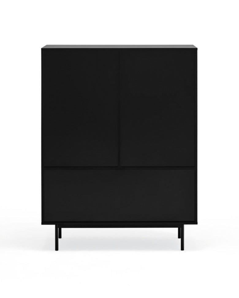 Komoda wysoka SIERRA czarny Teulat Eye on Design