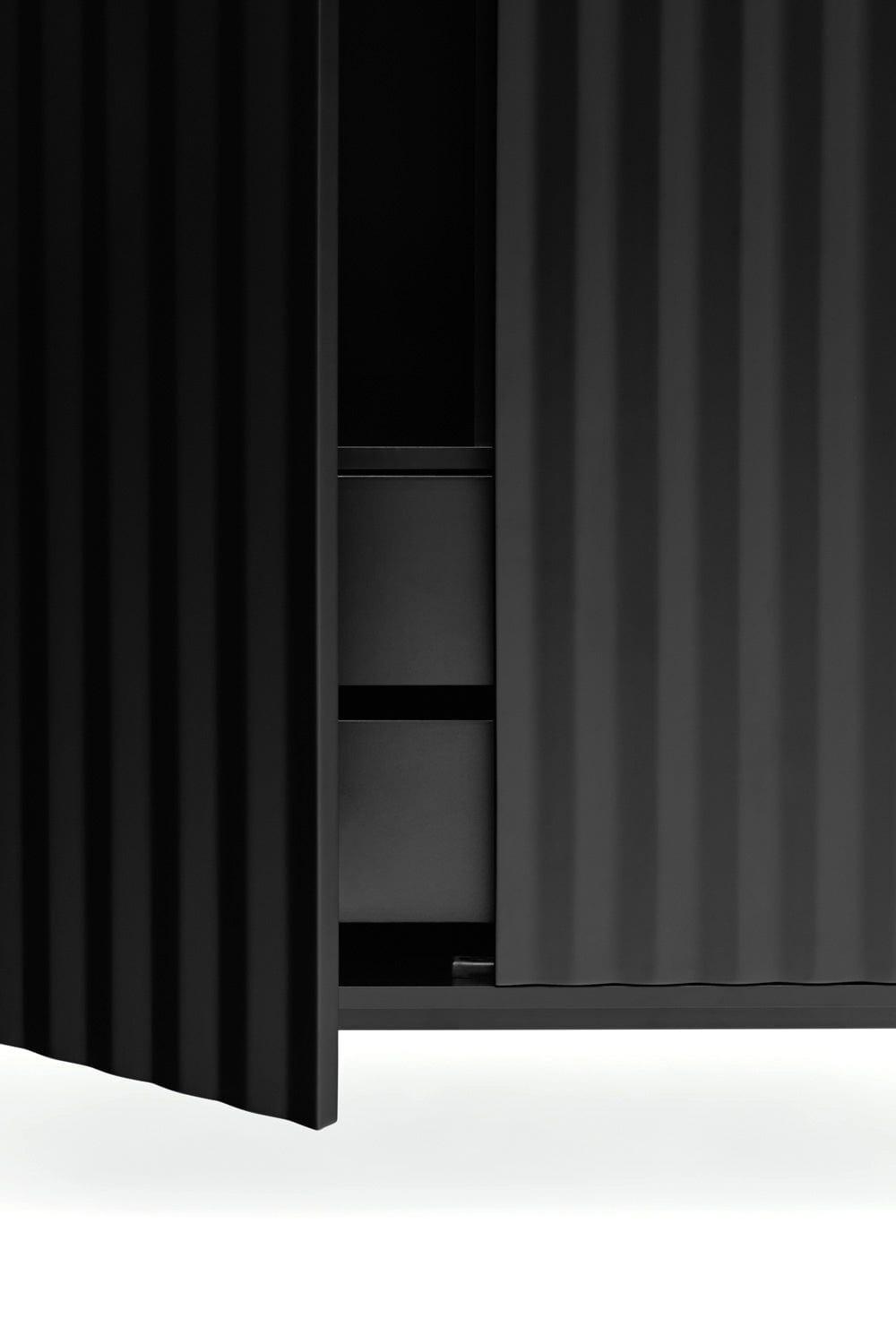 Komoda wysoka SIERRA czarny Teulat Eye on Design