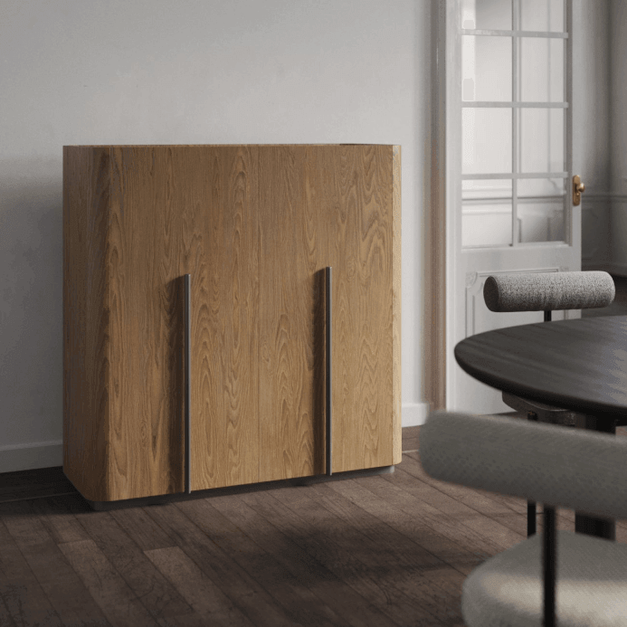 Komoda wysoka z cokołem CAILLOU beżowy Liu Jo Living Eye on Design