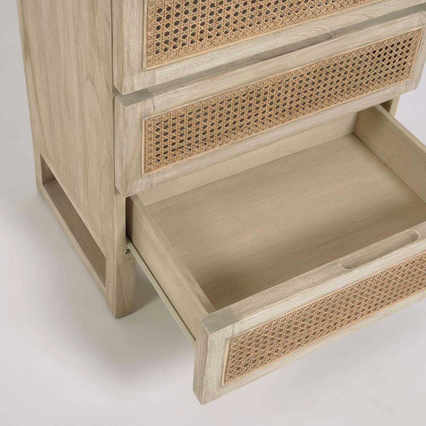 Komoda wysoka z szufladami REXIT fornir mindi La Forma Eye on Design