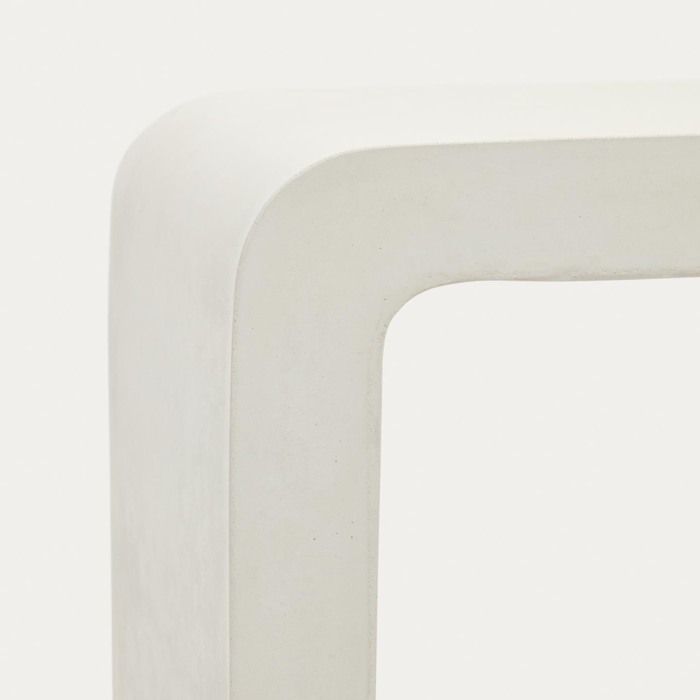 Konsola z cementu AIGUABLAVA biały La Forma Eye on Design