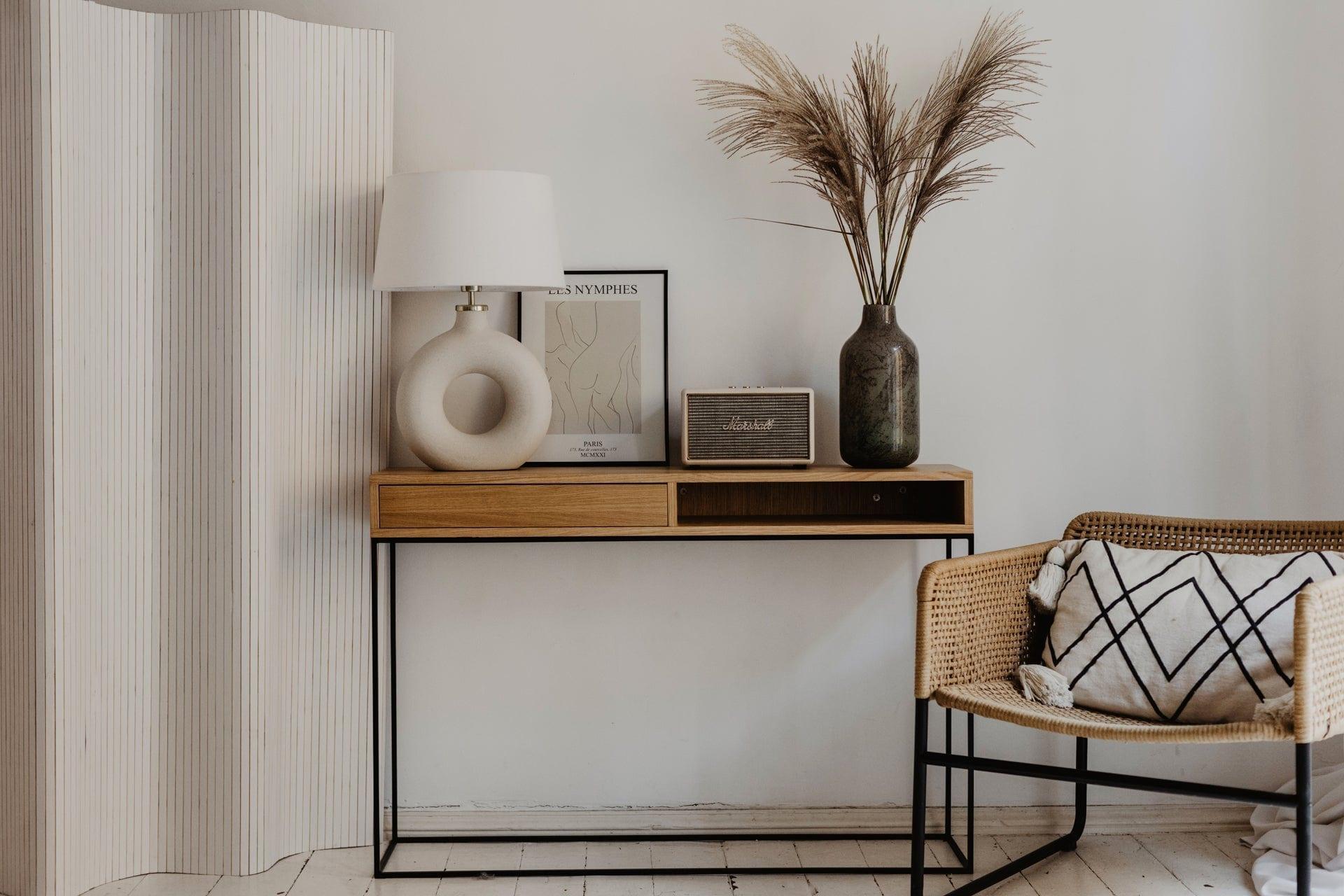 Konsola z szufladą STAM 300 dąb naturalny Nordifra Eye on Design