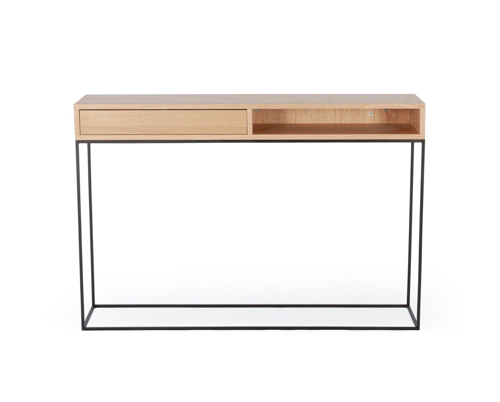 Konsola z szufladą STAM 300 dąb naturalny Nordifra Eye on Design