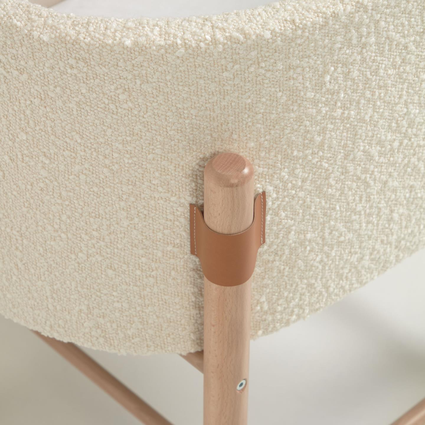 Kosz Mojżesza ADARA biały boucle La Forma Eye on Design