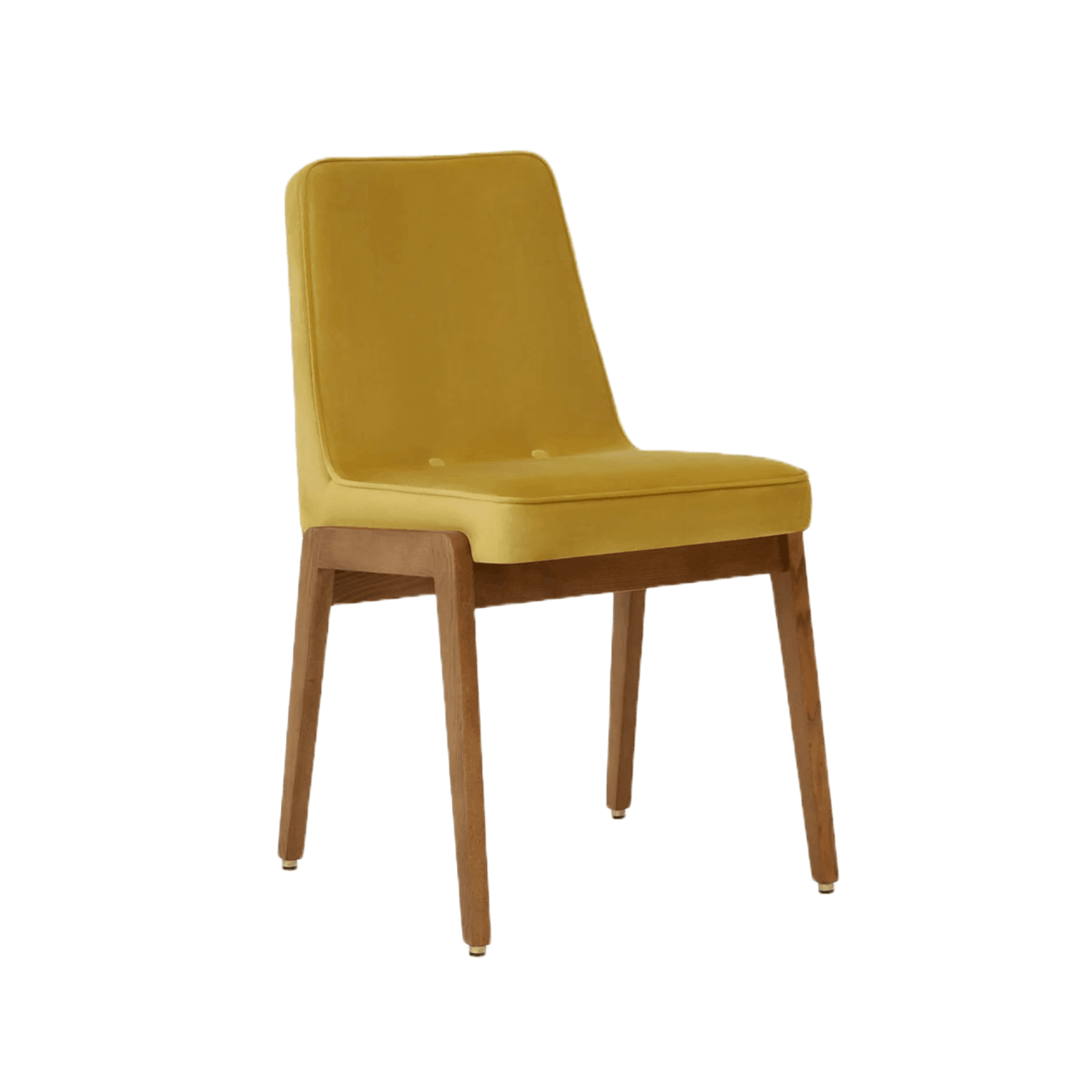 Krzesło 200-125 VAR żółty w tkaninie Shine Velvet Mustard 366 concept Eye on Design