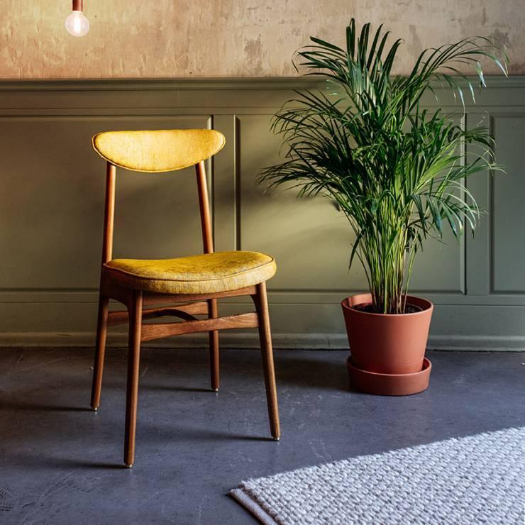 Krzesło 200-190 żółty w tkaninie Marble Mustard 366 concept Eye on Design