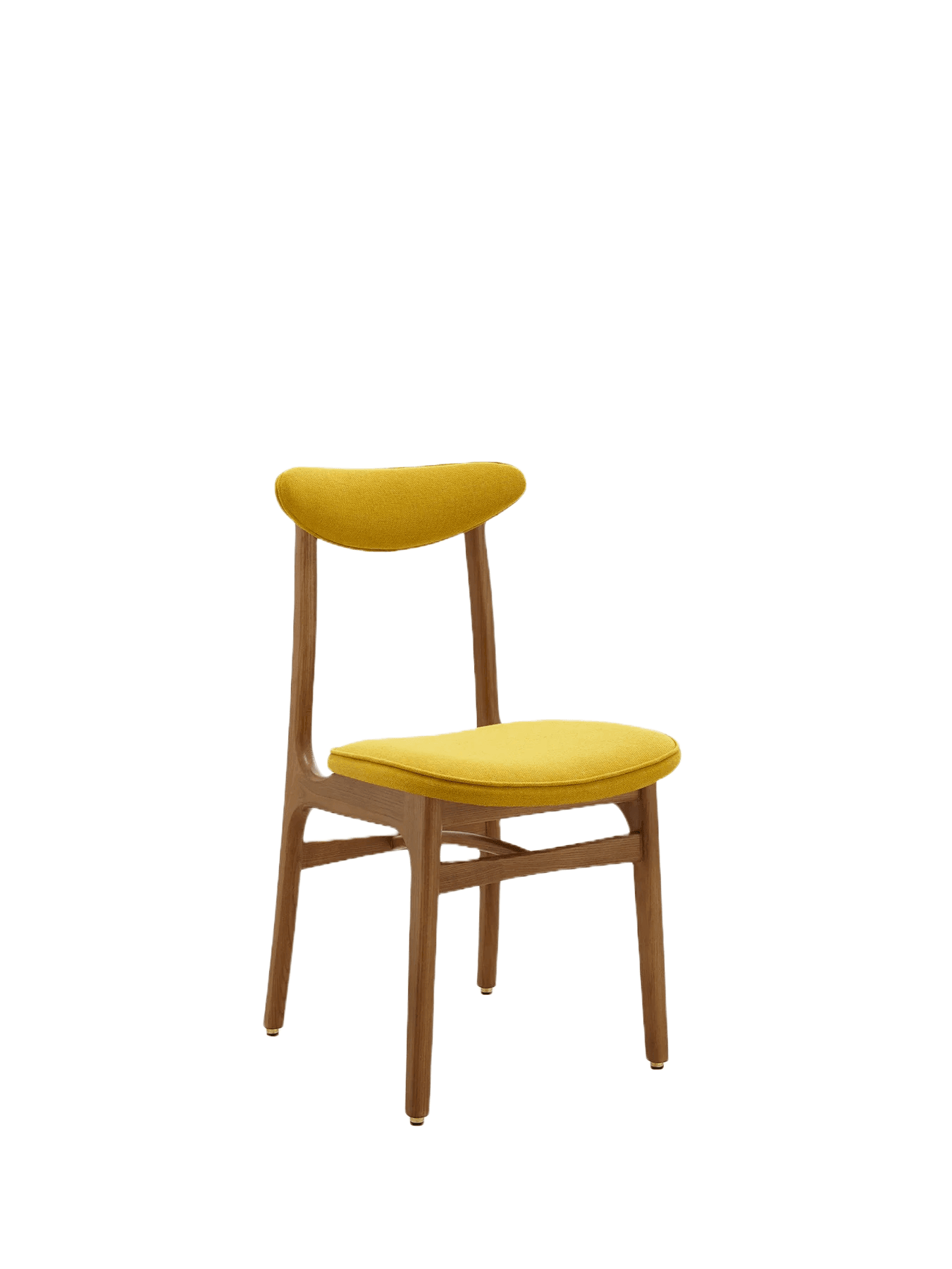 Krzesło 200-190 żółty w tkaninie Wool Mustard 366 concept Eye on Design