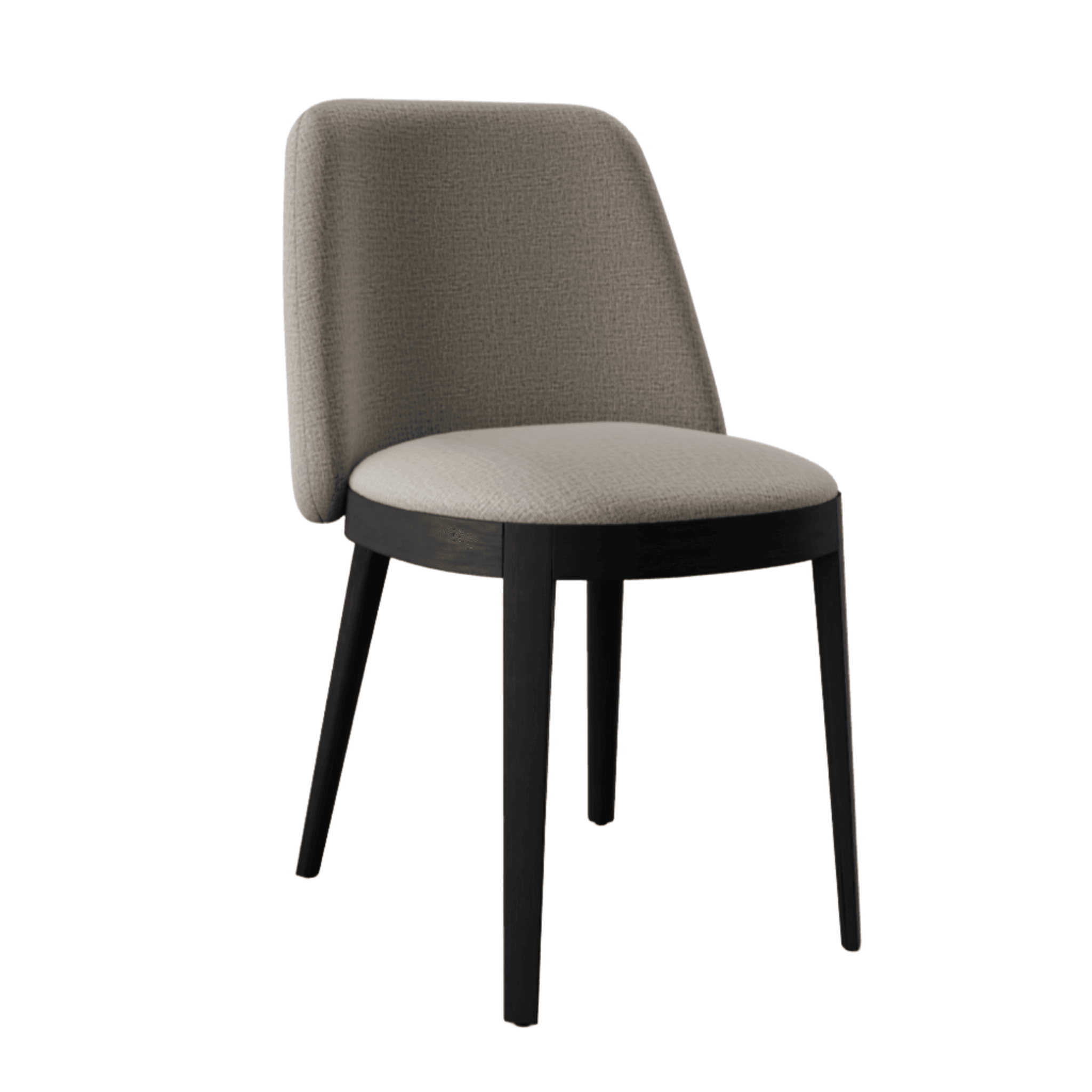 Krzesło ADÈL melanż piaskowy Calligaris matowa czerń Eye on Design