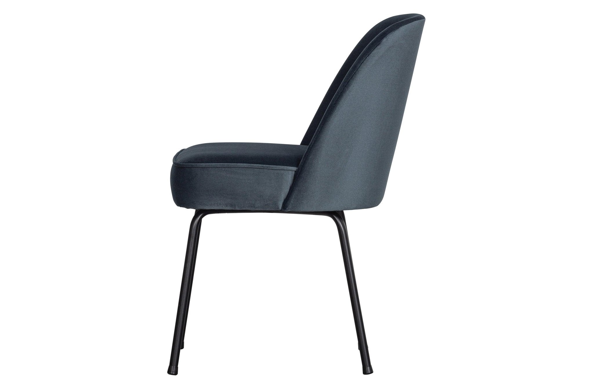 Krzesło aksamitne VOGUE ciemnoniebieski Be Pure Eye on Design