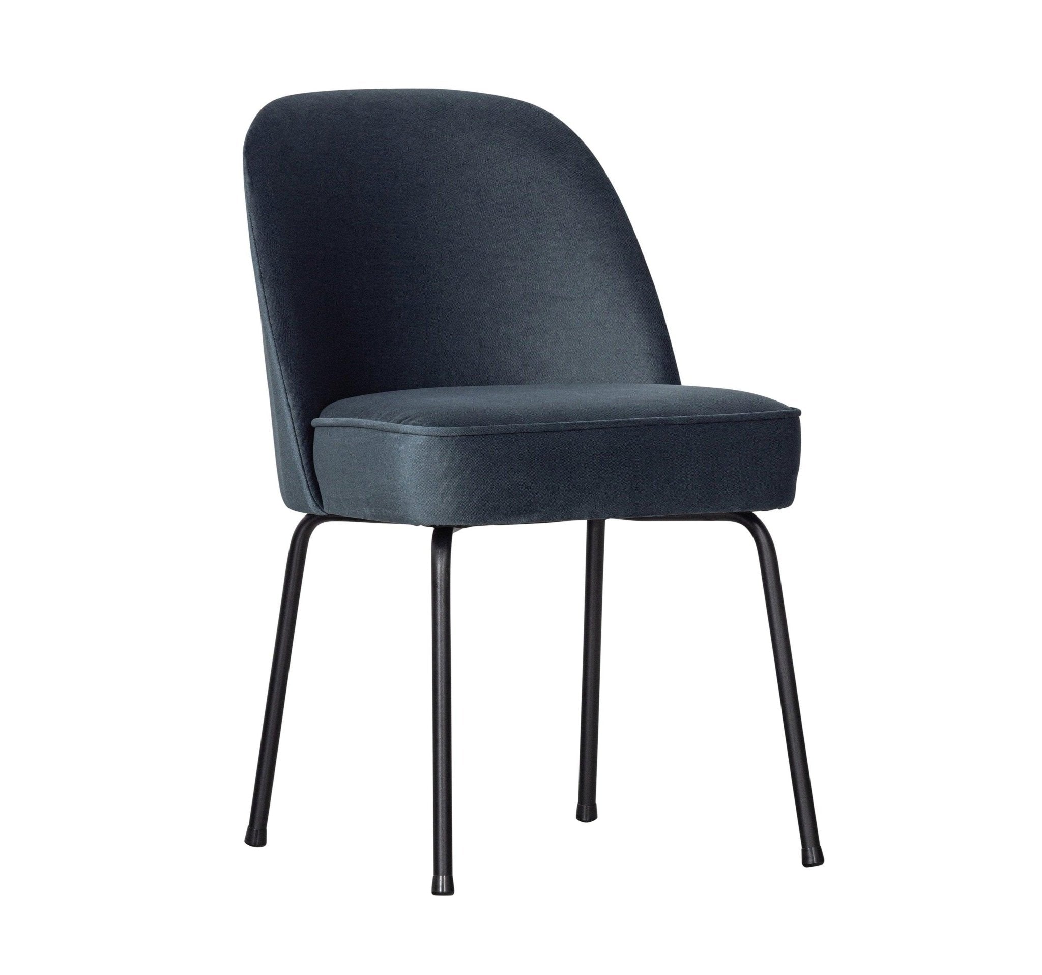 Krzesło aksamitne VOGUE ciemnoniebieski Be Pure Eye on Design