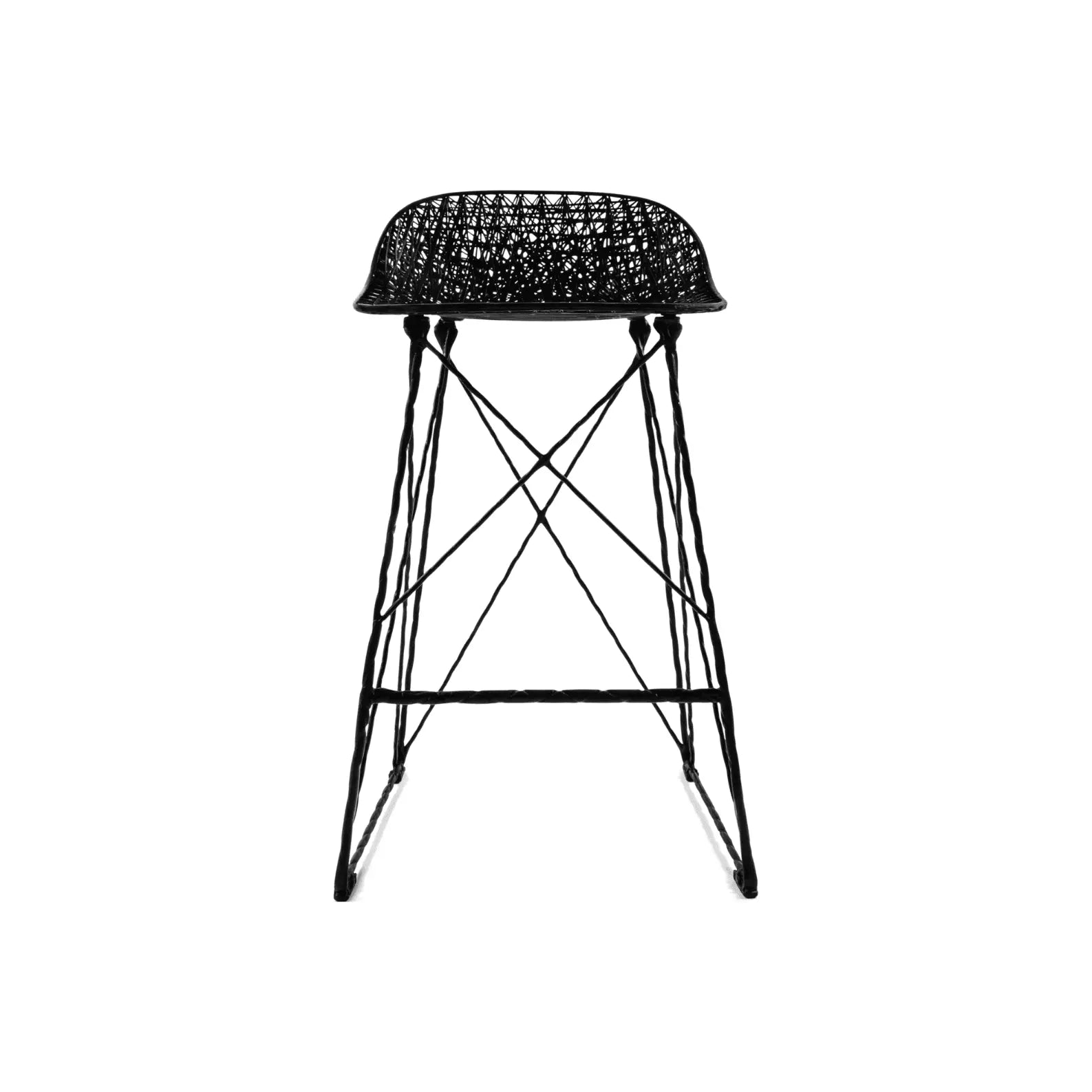 Krzesło barowe CARBON czarny – Moooi