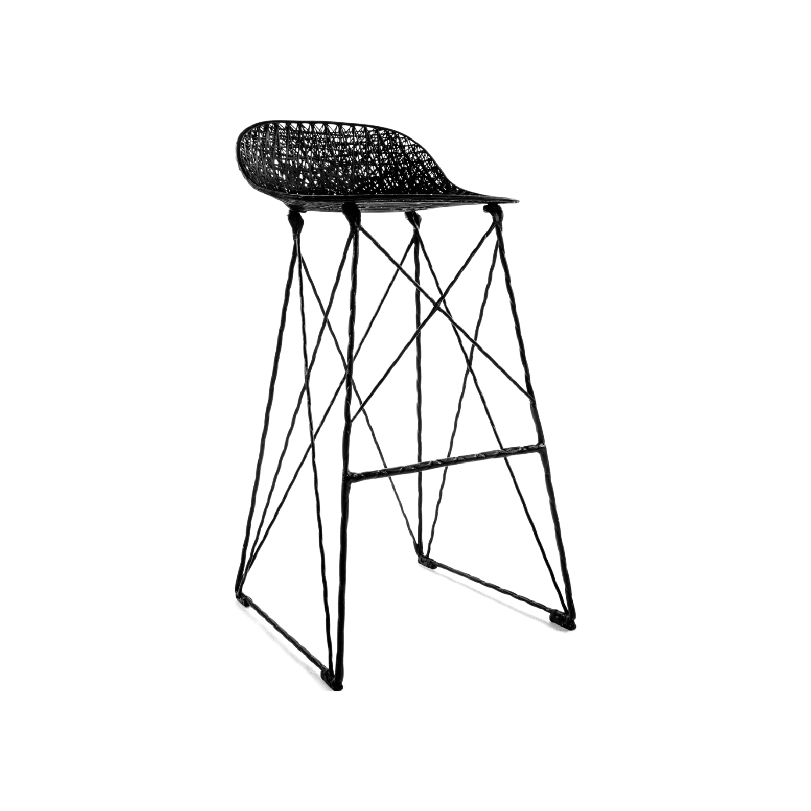 Krzesło barowe CARBON czarny Moooi 92 cm Eye on Design