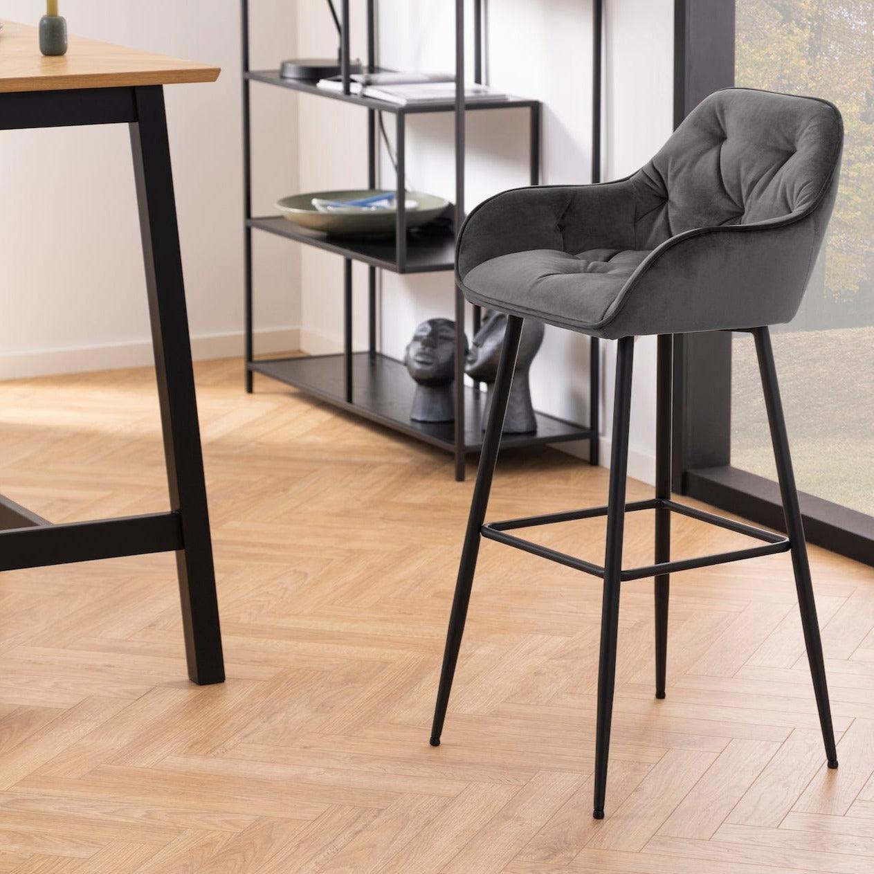 Krzesło barowe MARTEN ciemnoszary Home Essentials Eye on Design