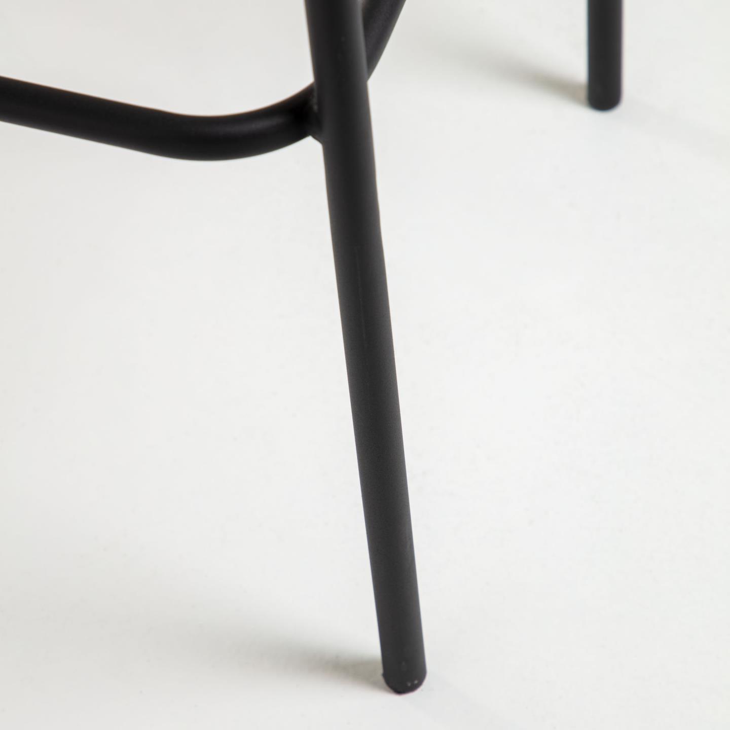Krzesło barowe ogrodowe LAMBTON czarny La Forma Eye on Design