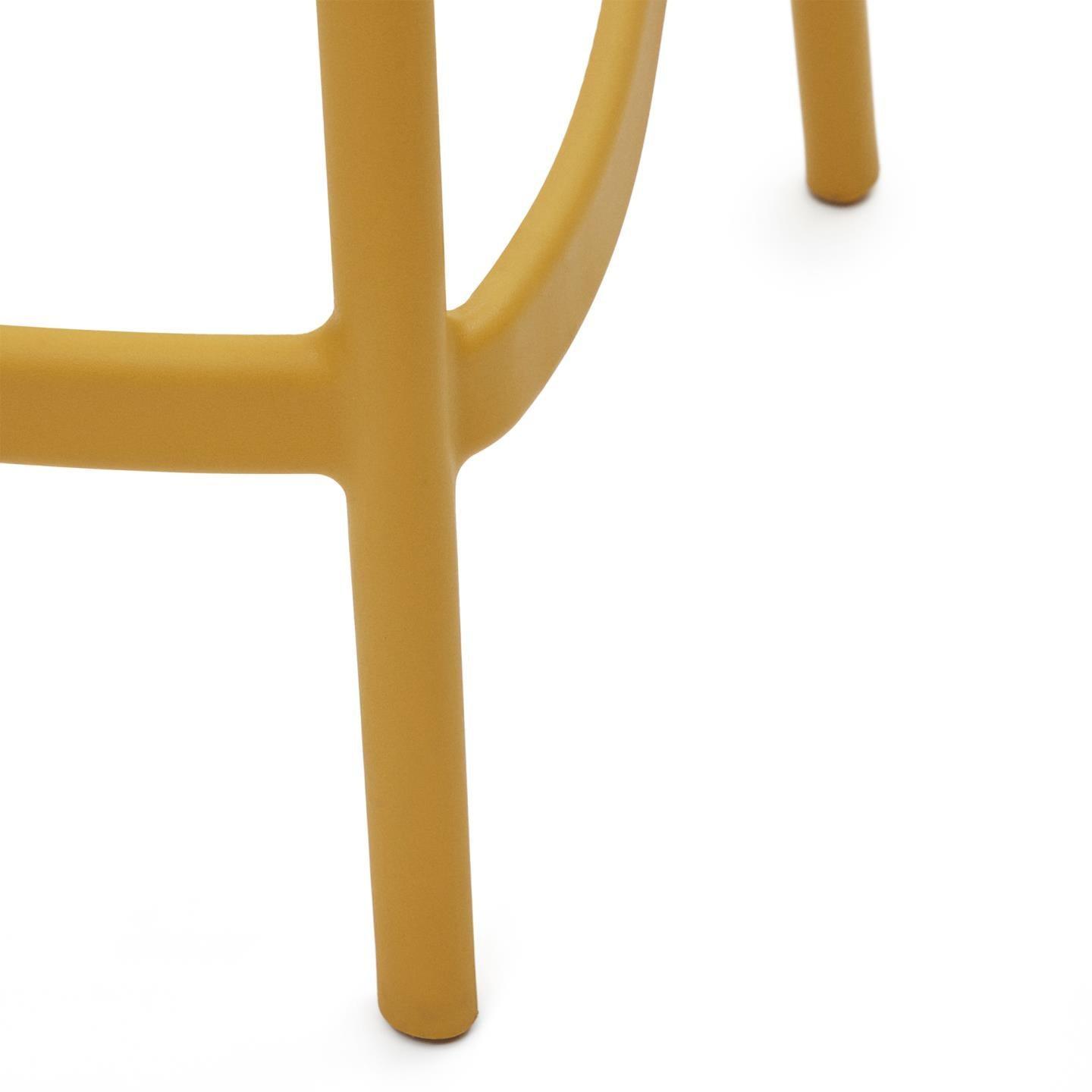 Krzesło barowe ogrodowe MORELLA musztardowy La Forma Eye on Design