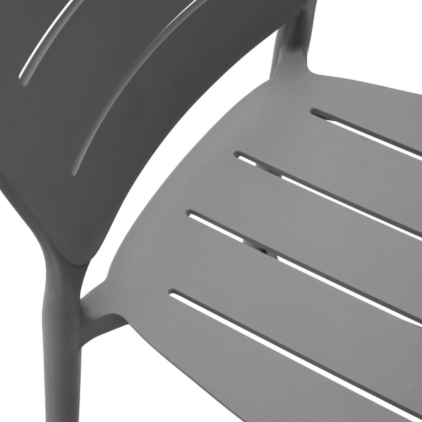 Krzesło barowe ogrodowe MORELLA szary La Forma Eye on Design