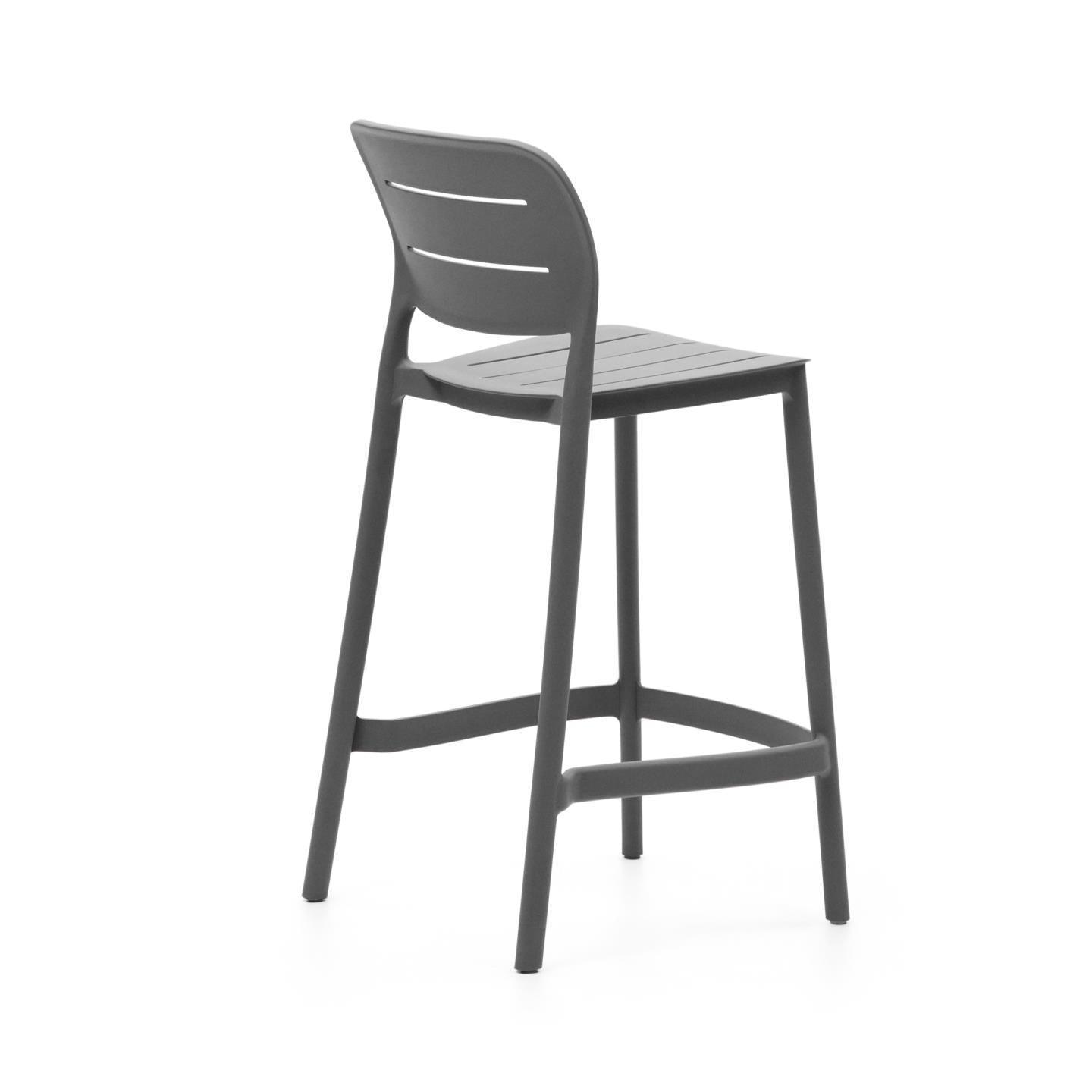 Krzesło barowe ogrodowe MORELLA szary La Forma Eye on Design