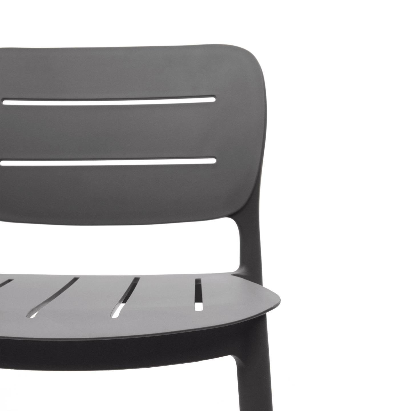 Krzesło barowe ogrodowe MORELLA szary La Forma Eye on Design