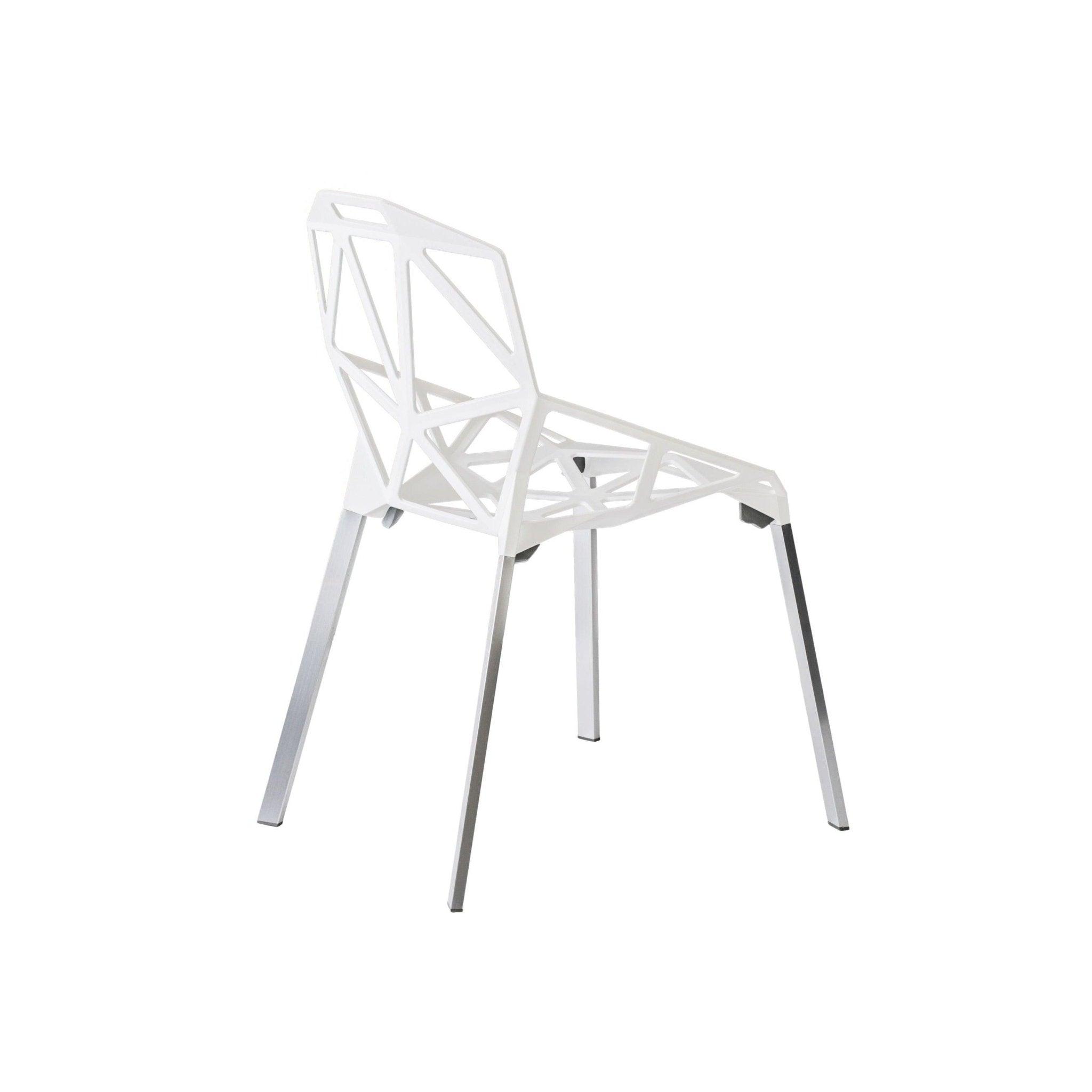 Krzesło CHAIR_ONE biały z aluminium Magis Eye on Design