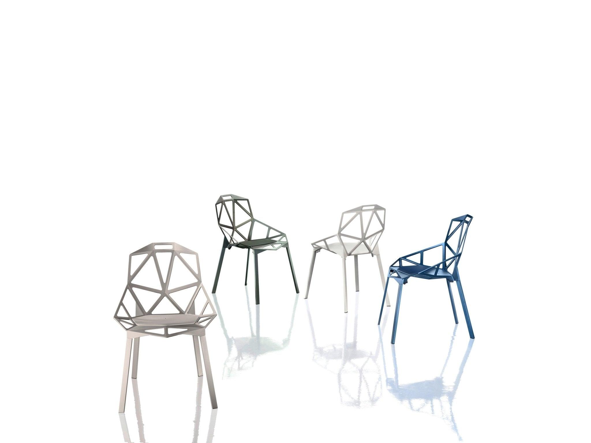 Krzesło CHAIR_ONE biały z aluminium Magis Eye on Design