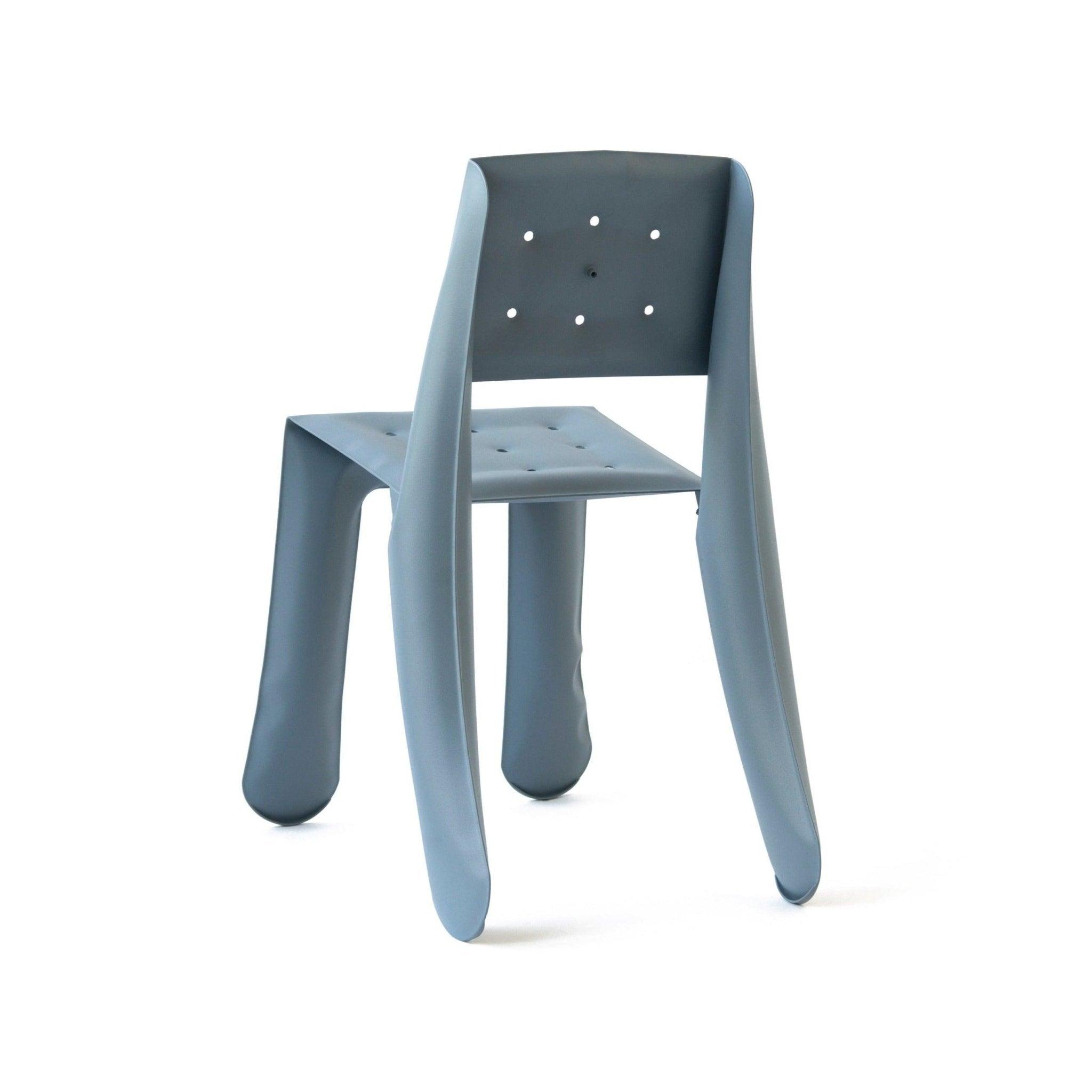 Krzesło CHIPPENSTEEL 0.5 niebieski szary mat Zieta Studio Eye on Design
