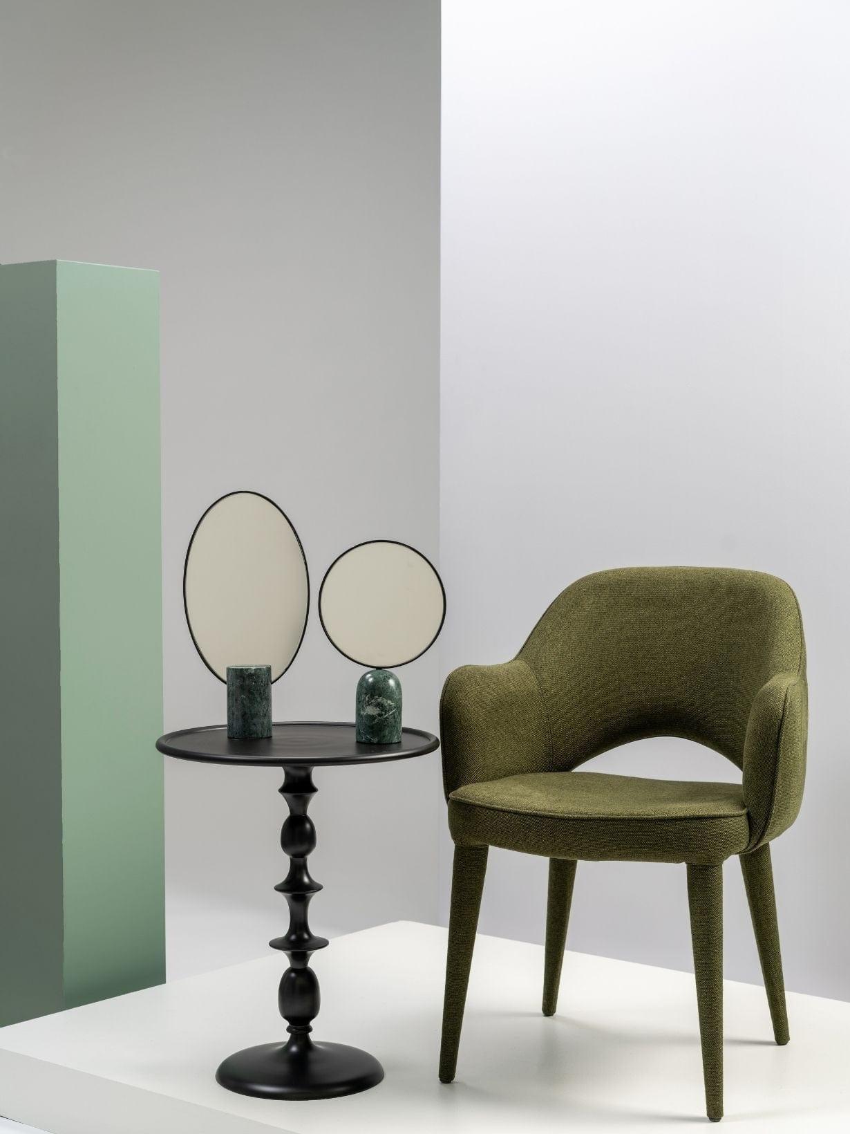 Krzesło COSY ciemnozielony Pols Potten Eye on Design