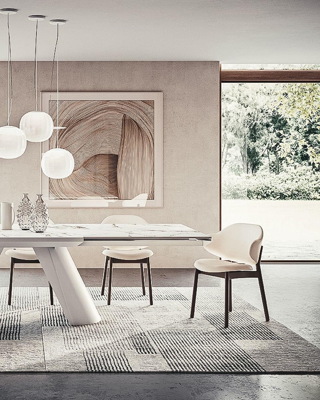 Krzesło HOLLY melanż brązowy z drewnianą podstawą Calligaris Eye on Design
